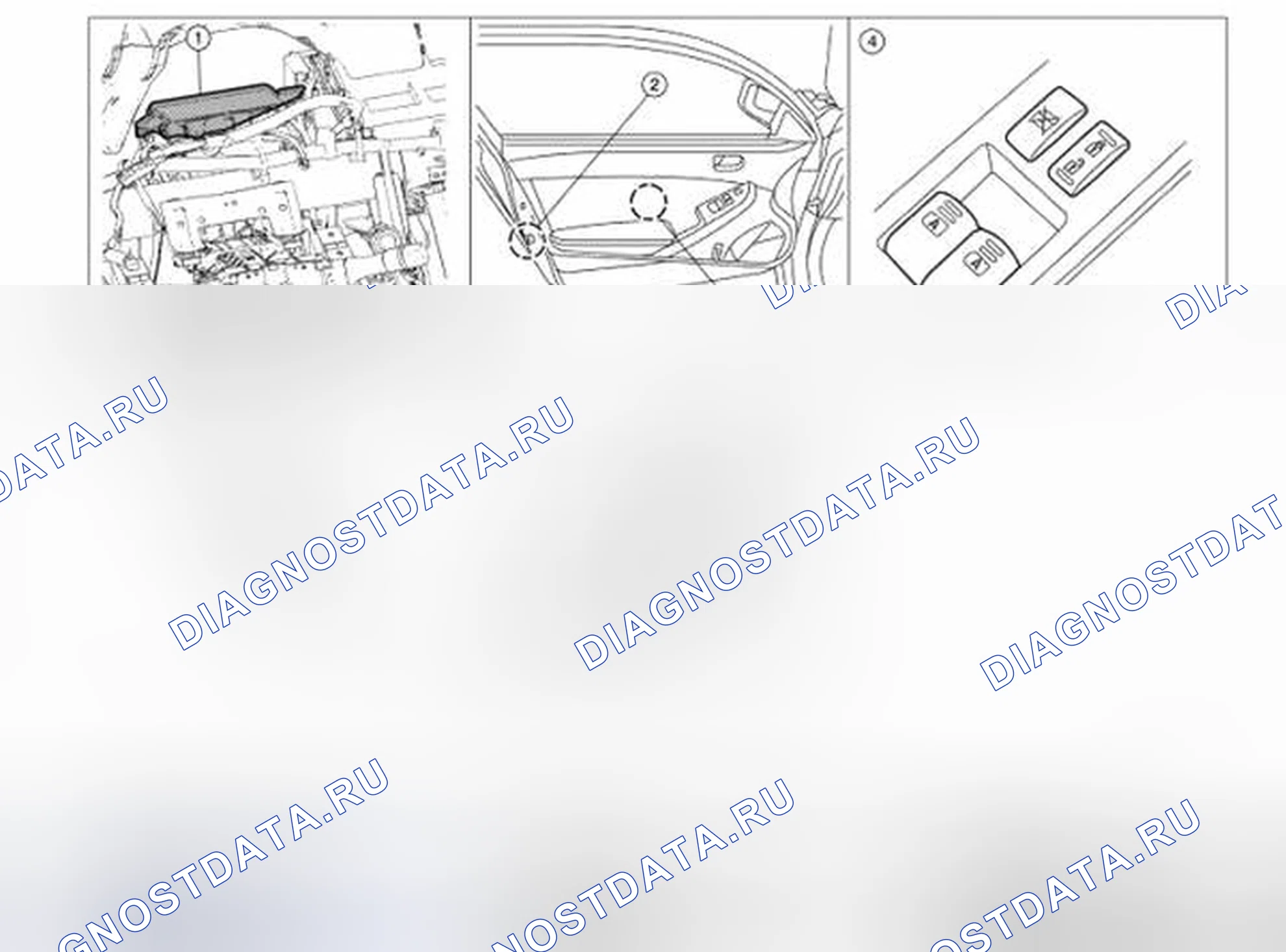 Рис. 135: Расположение компонентов. Nissan Altima L33