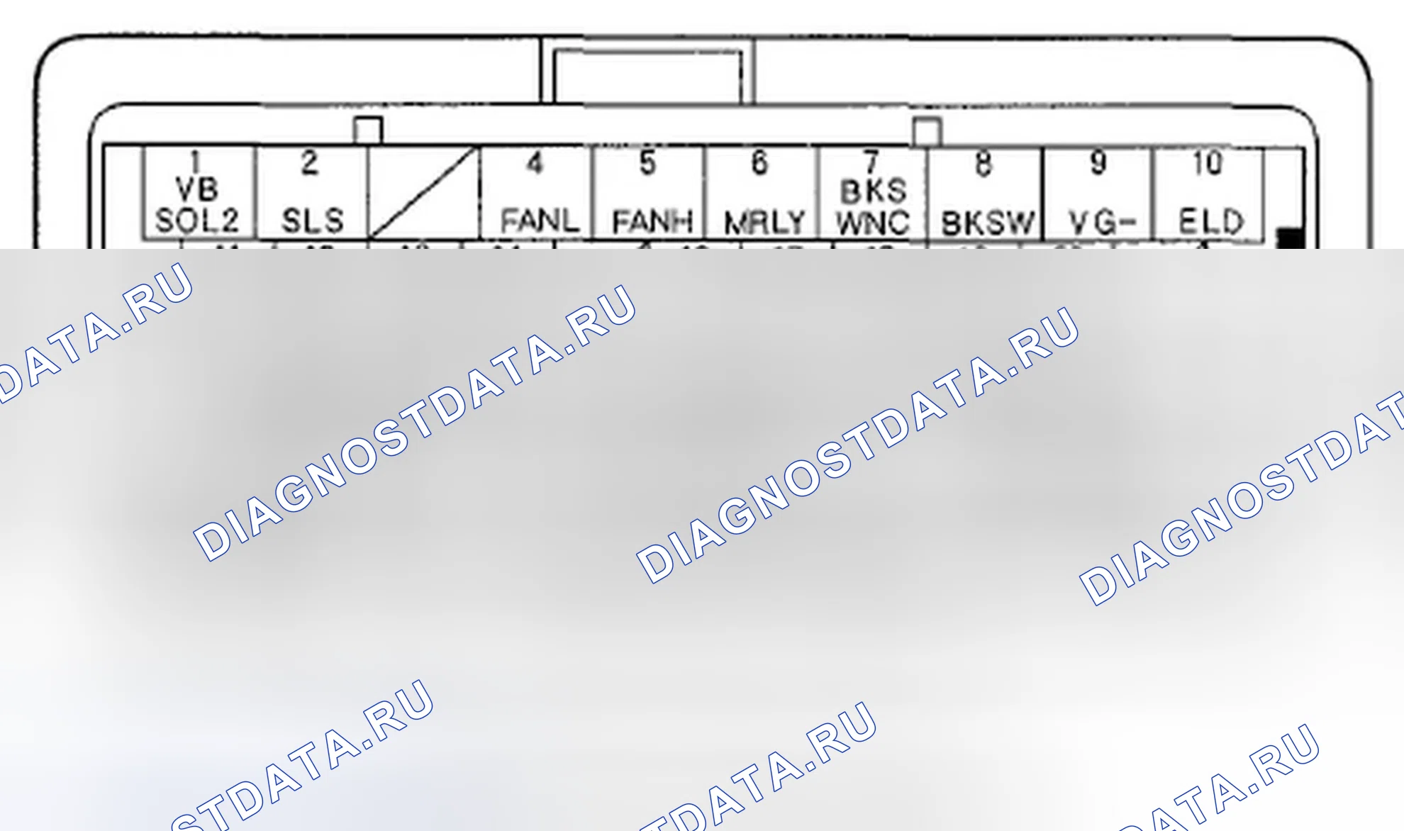 Рис. 384: Входы и выходы ИКМ на разъеме А ИКМ (49P) (модель ' 07). Honda Odyssey IV