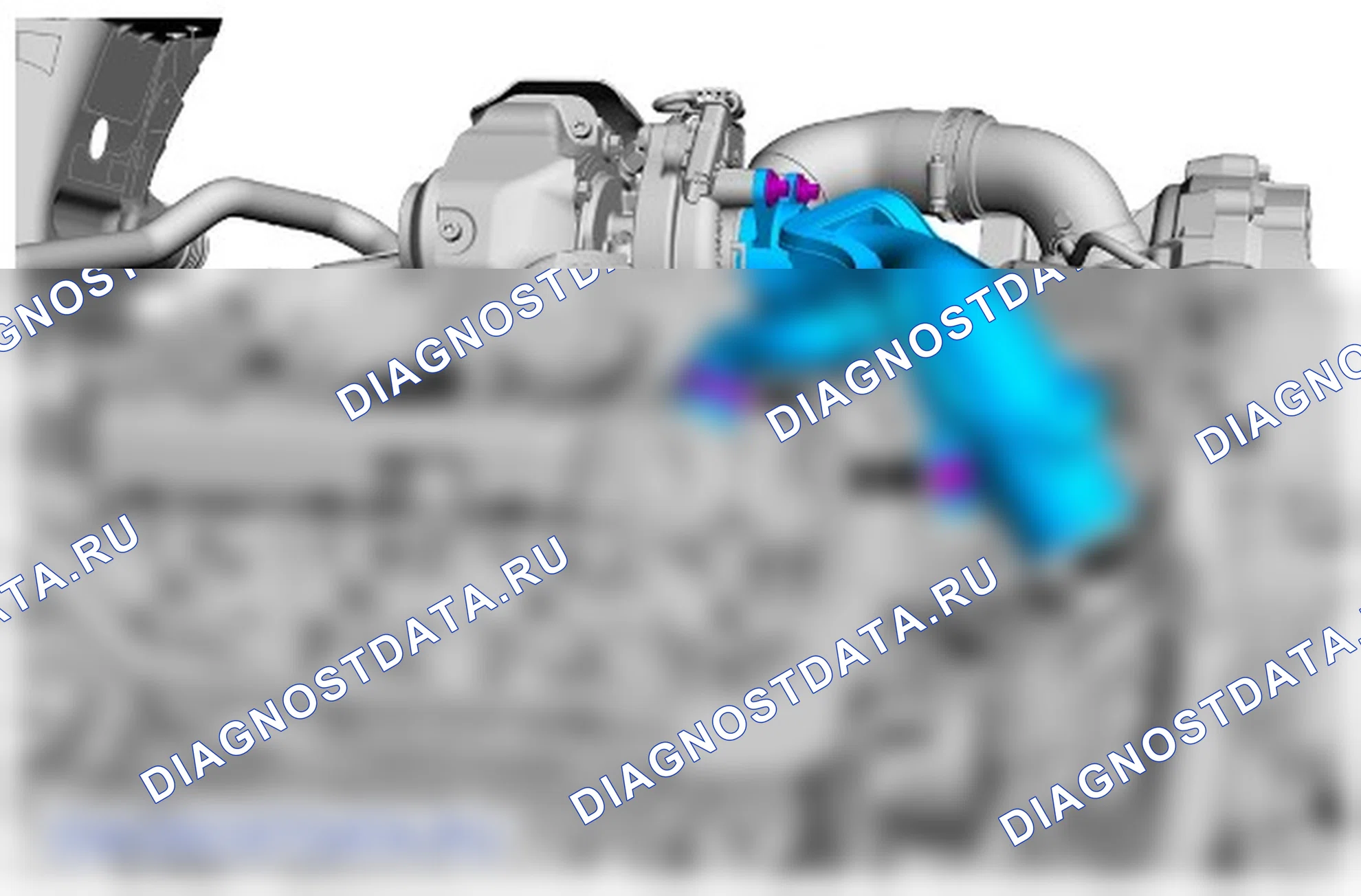 Как снять и установить топливоподводящий трубопровод топливной рампы. Ford Galaxy III