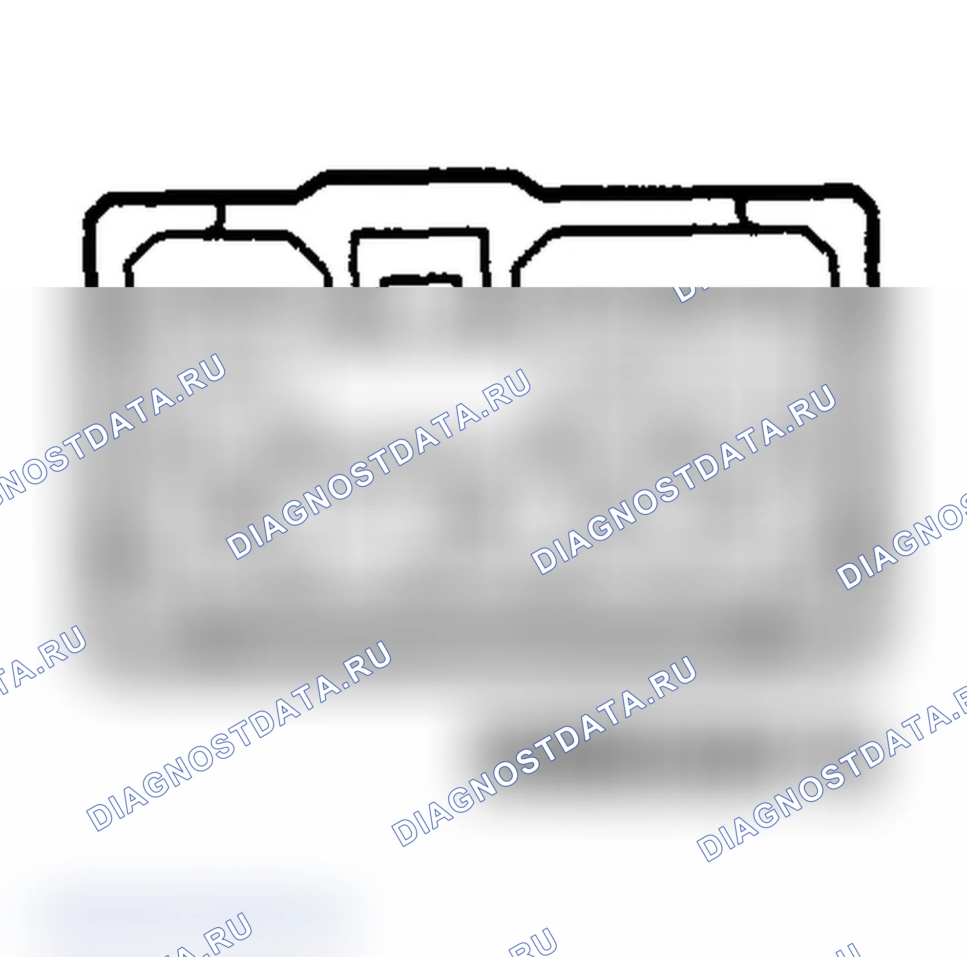 Рис. 18: Замок двери и переключатель управления (тип отделки двери). Toyota 4Runner I