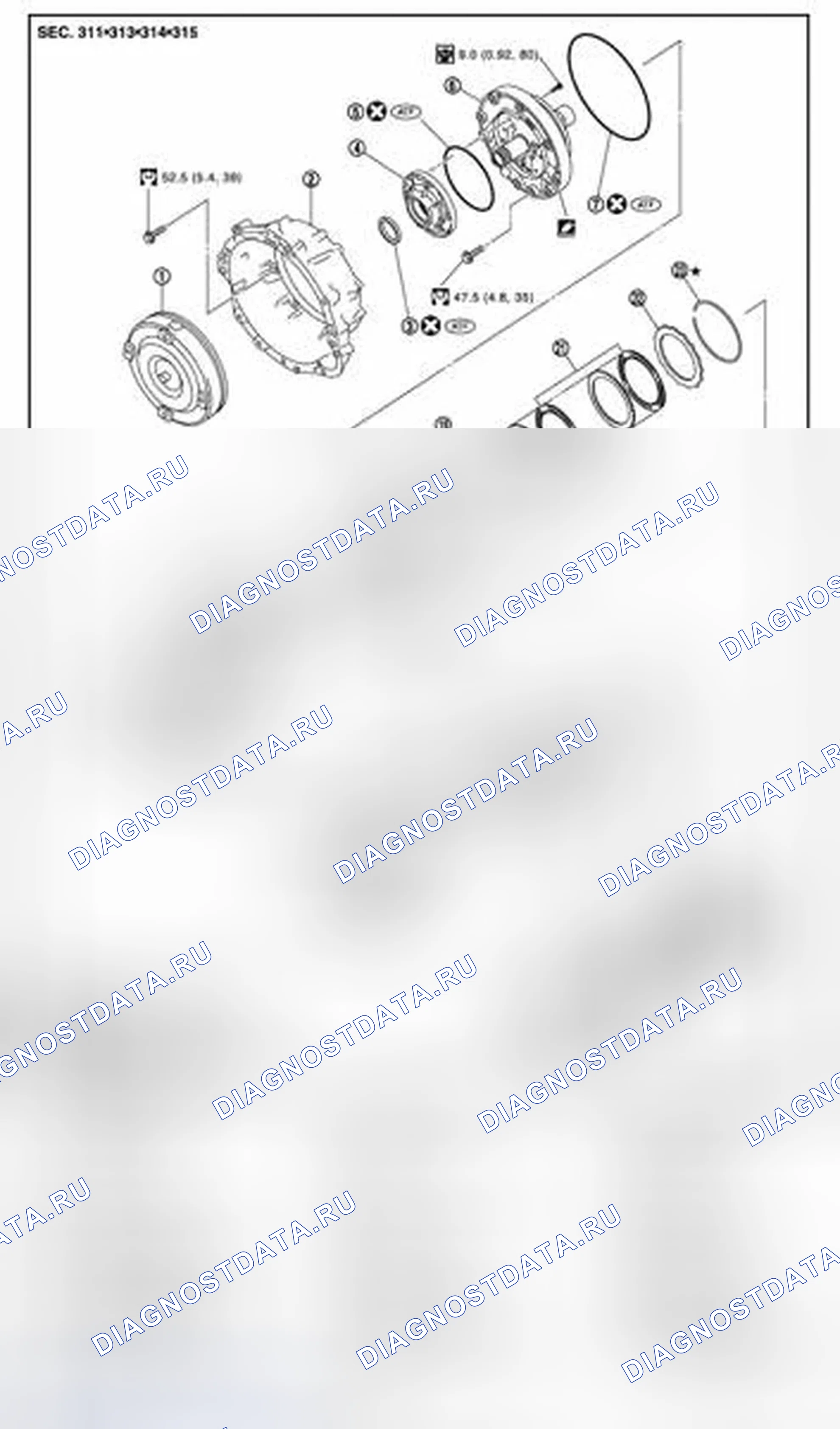 Рис. 51: МОДЕЛИ 4WD. Infiniti QX56 II