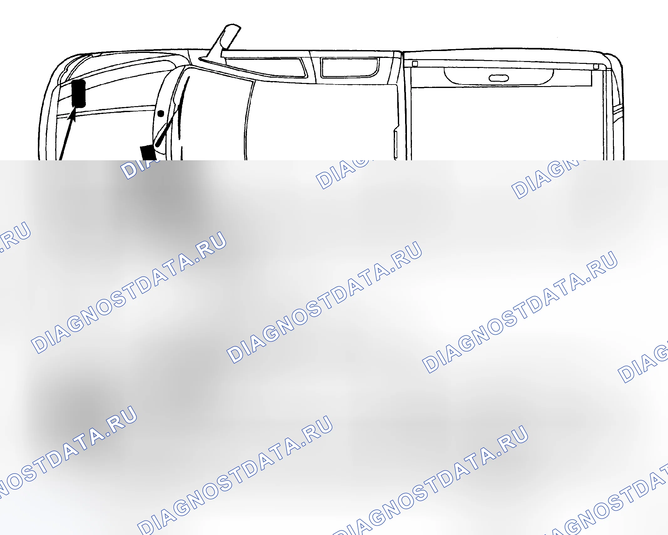 Рис. 4: СИСТЕМА СТЕКЛООЧИСТИТЕЛЯ И ОМЫВАТЕЛЯ. Dodge Cab & Chassis R3500 HD transition