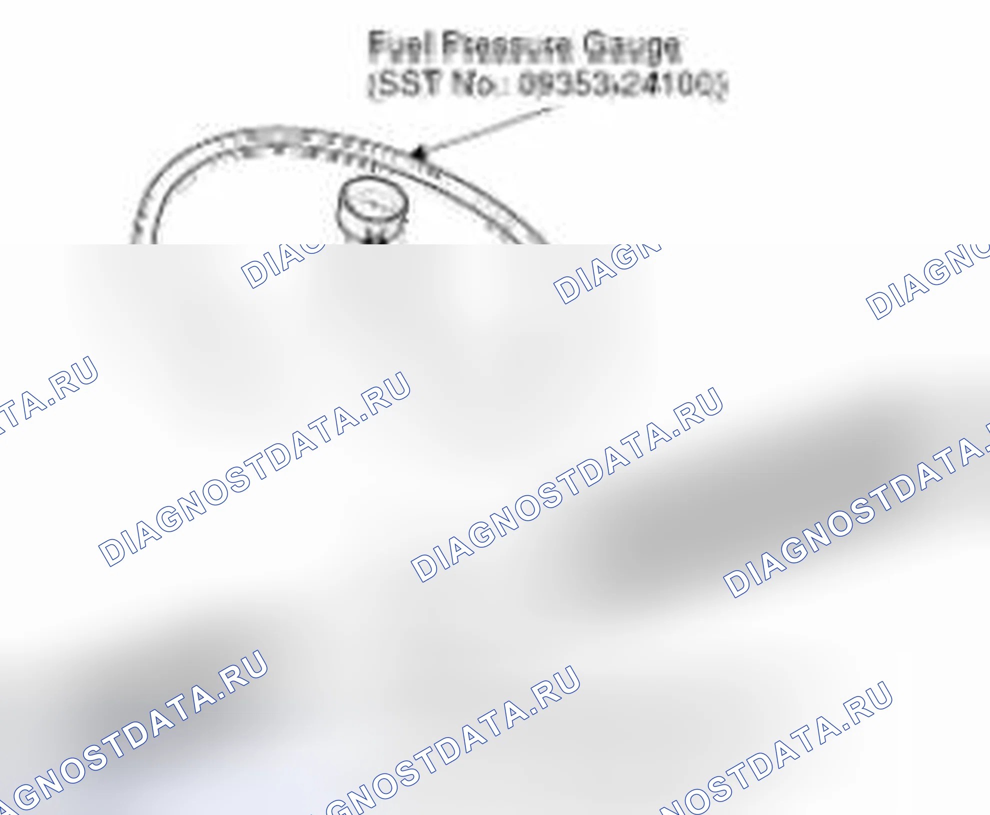 Рис. 24: Испытание давлением топлива. Geely Vision X3 Pro I