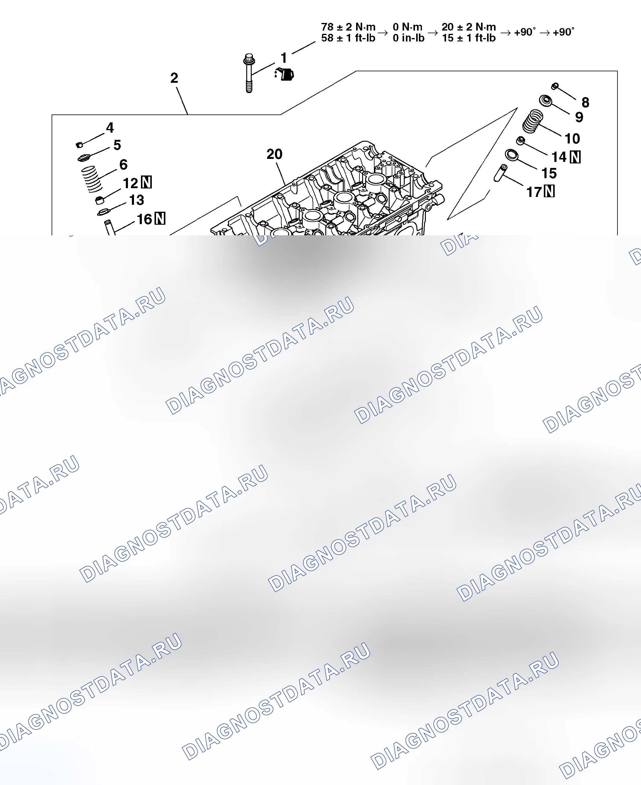Рис. 899: ДЕМОНТАЖ И МОНТАЖ. Mitsubishi Lancer Evolution IX