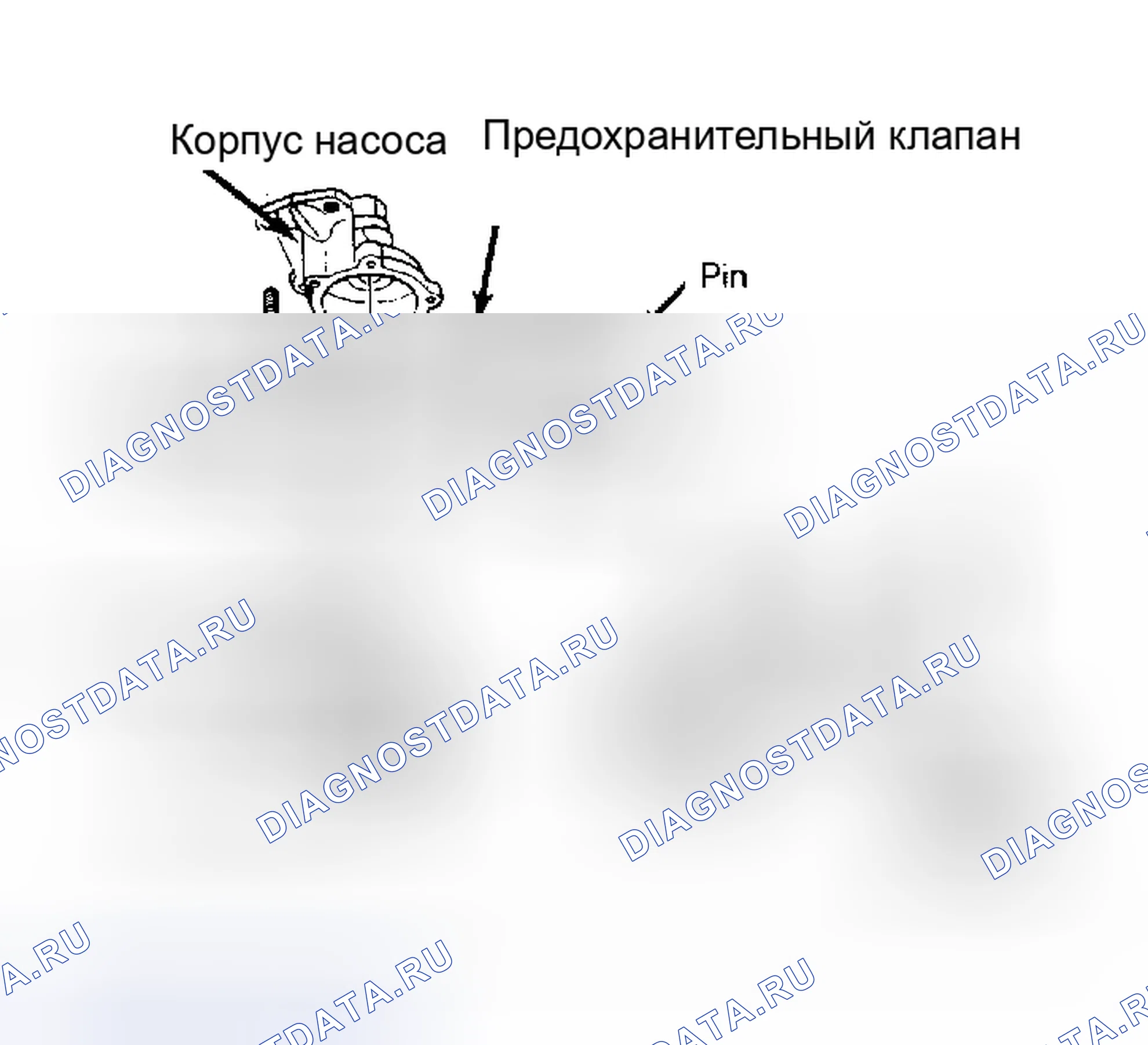 Рис. 12: Разнесенный вид масляного насоса двигателя 2.2L сборе Насосы для двигателей объемом 2,5 л аналогичны.. Plymouth Grand Voyager I