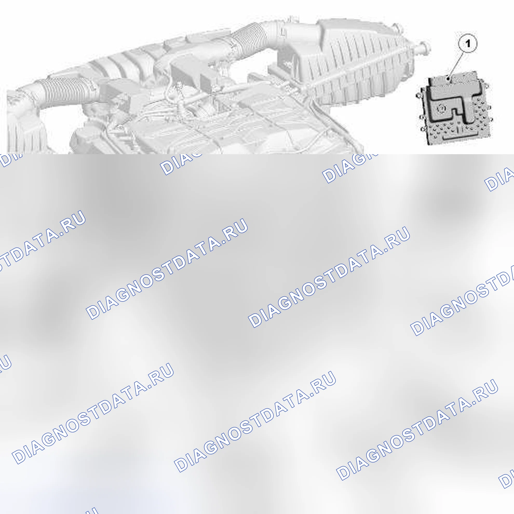 Рис. 2: РАСПОЛОЖЕНИЕ КОМПОНЕНТОВ - ЛИСТ 2 ИЗ 3. Land Rover Range Rover III рестайлинг 2