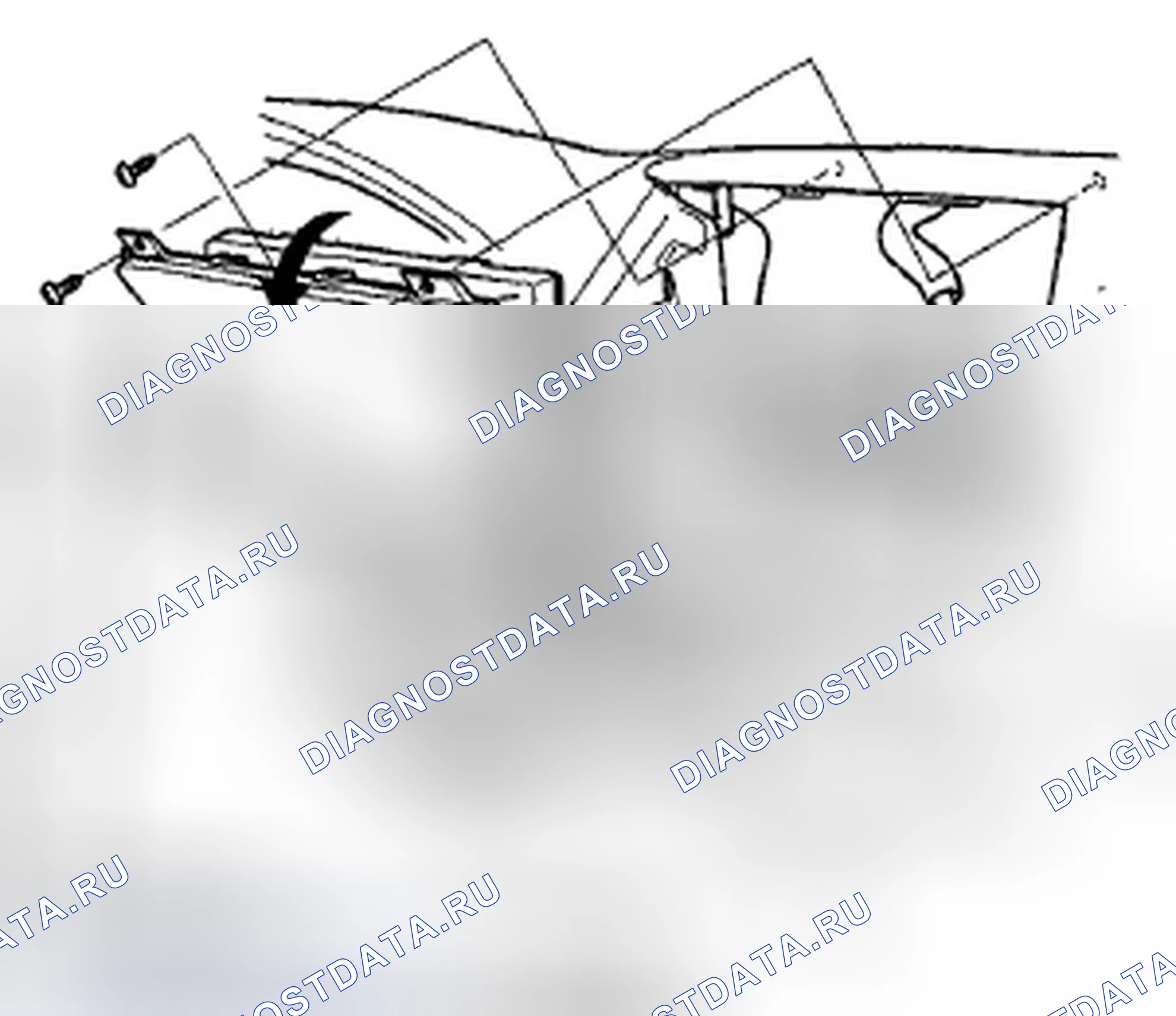 Рис. 152: Демонтаж / монтаж навигационного дисплейного блока. Honda Crosstour I