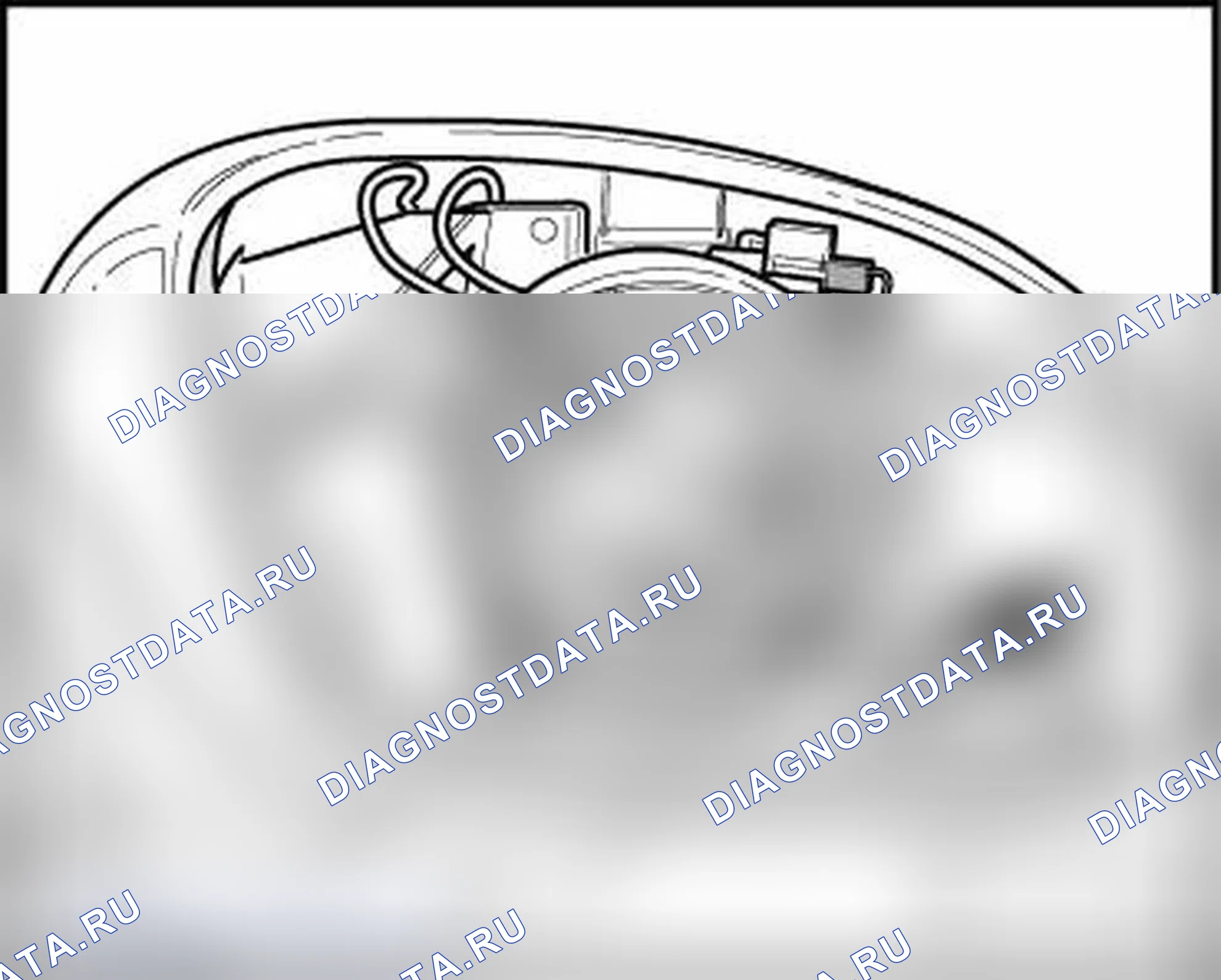 Рис. 50: КОРПУС ЗЕРКАЛА, складной. Volkswagen New Beetle A4 рестайлинг