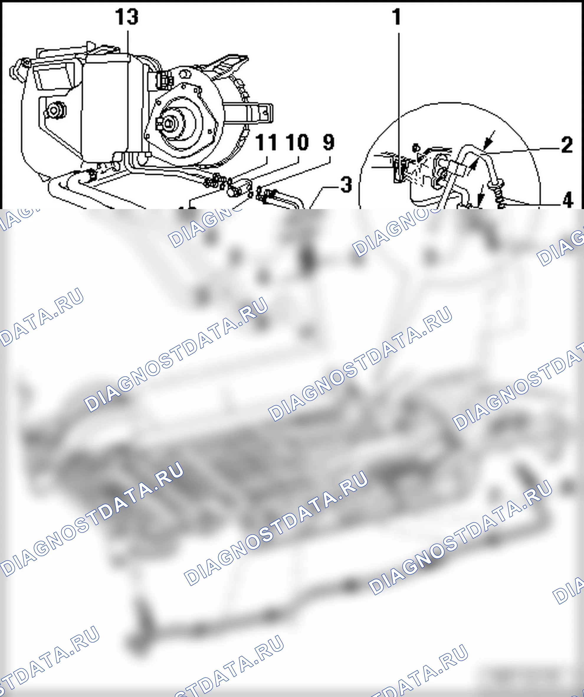 Repair work on хладагент цепь which may only be carried out in suitable workshops by specially trained mechanics, vehicles ▸ 05.00 (обогрев, кондиционер) (исполнение 2). SEAT Alhambra I