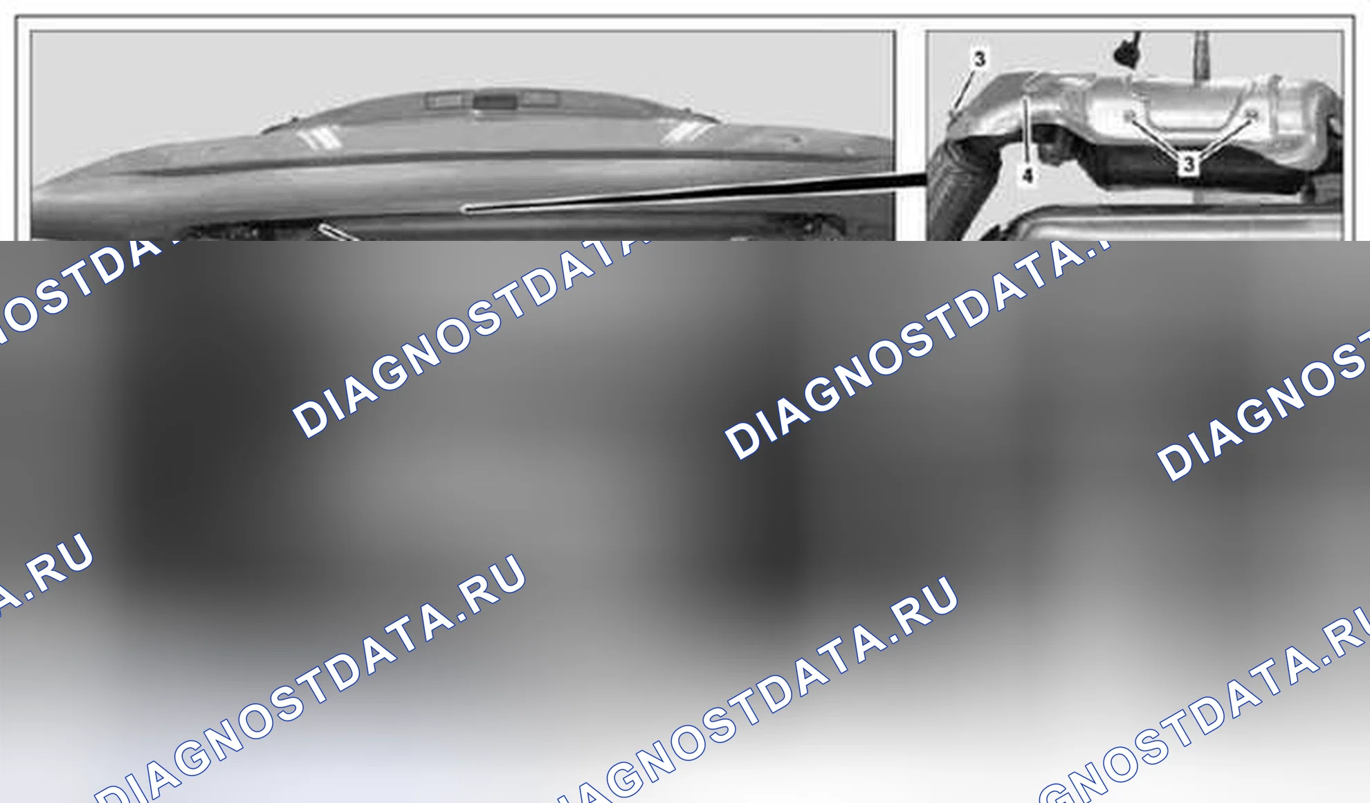 Рис. 41: Демонтаж / монтаж заднего глушителя - AR49.10-P-xtegx1 4823MCU. Kia Soul I