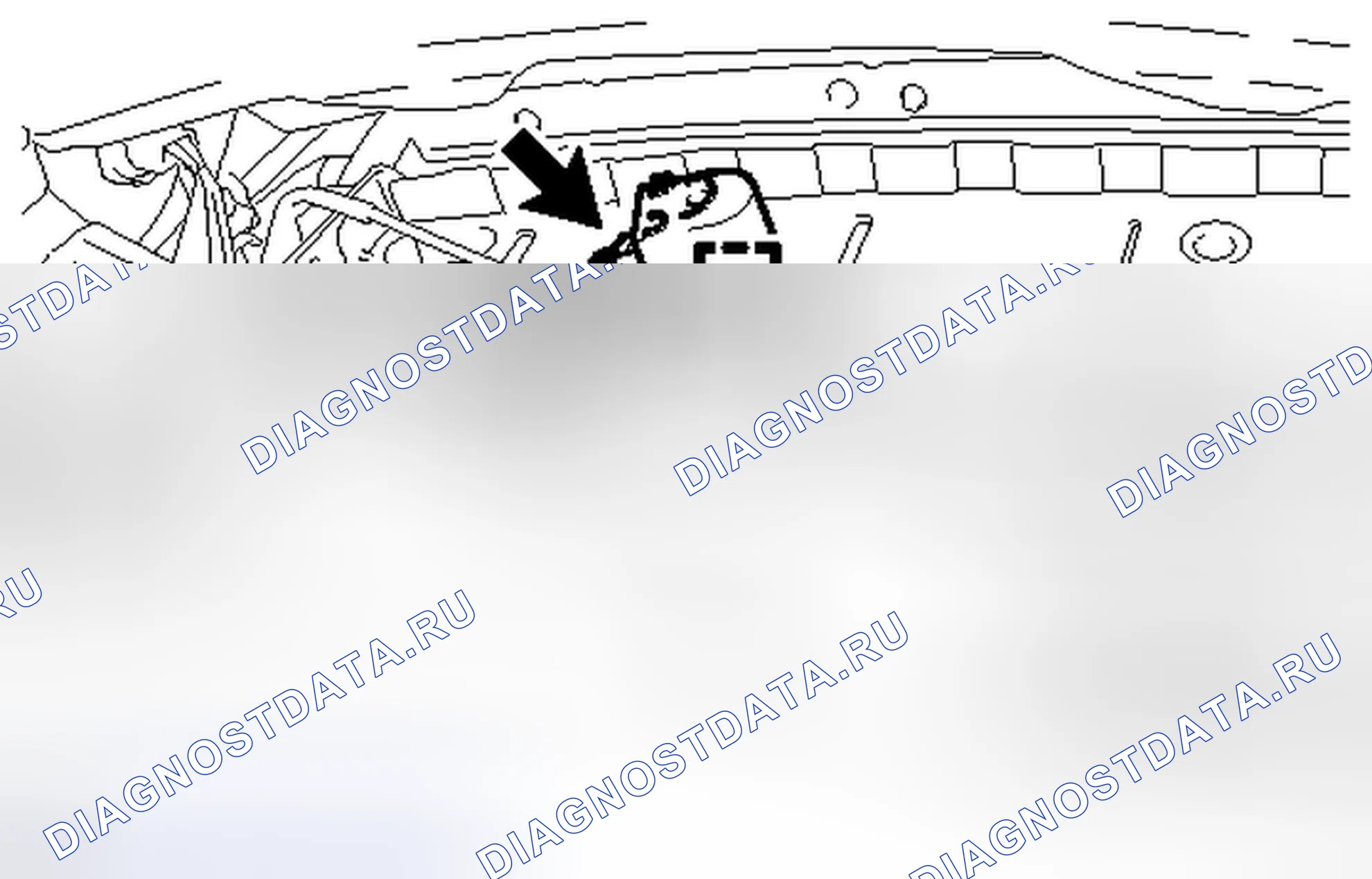 Рис. 831: ДЕМОНТАЖ. Toyota Highlander II рестайлинг
