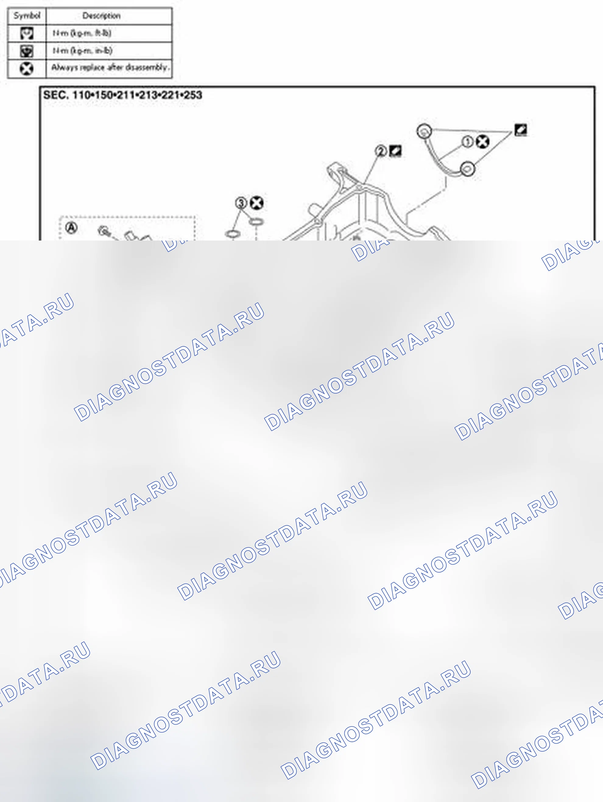 Рис. 96: AWD: Разнесенный вид. Infiniti G25 IV рестайлинг