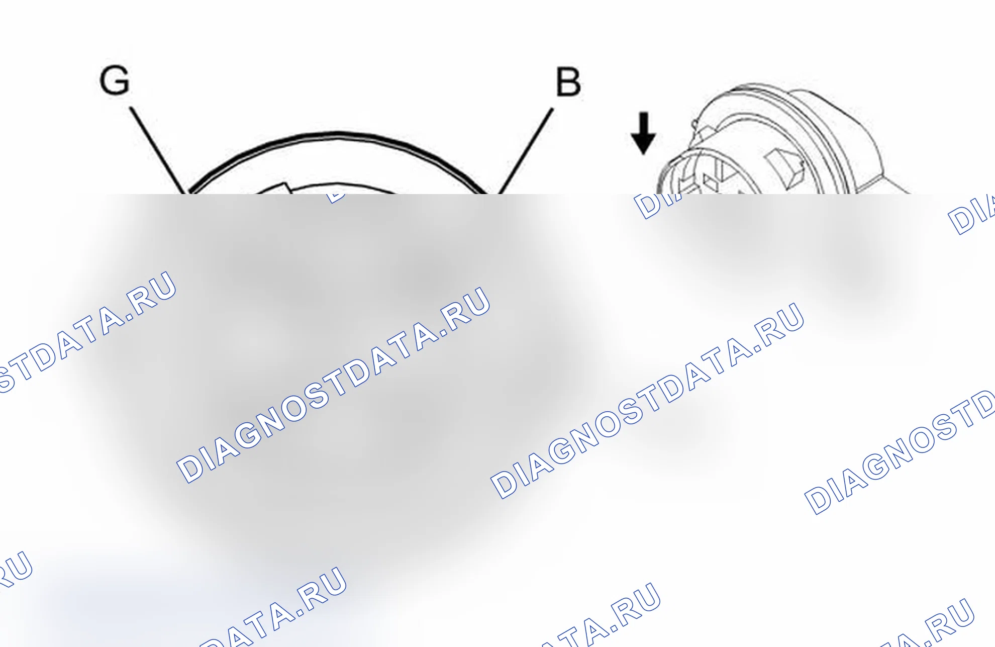Рис. 251: Сигнальная лампа парковки/поворота - слева (солнцестояние). Pontiac Solstice I final
