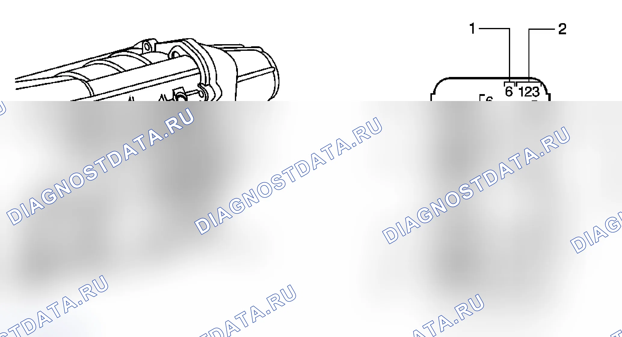 Рис. 46: Идентификатор передачи и местоположение производной VIN (4T80-E). Pontiac Grand Prix VII