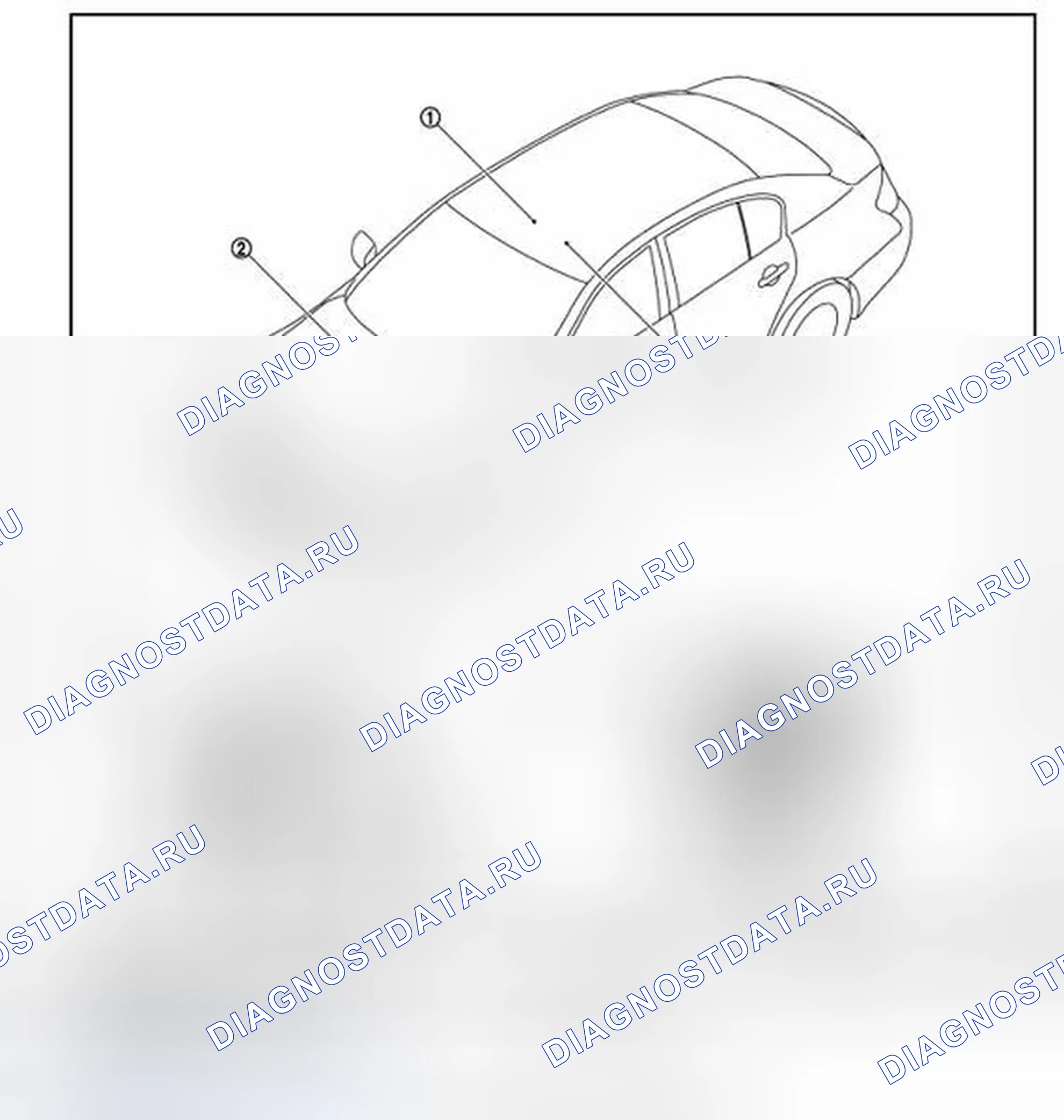 Рис. 48: Расположение компонентов. Infiniti G37 IV рестайлинг