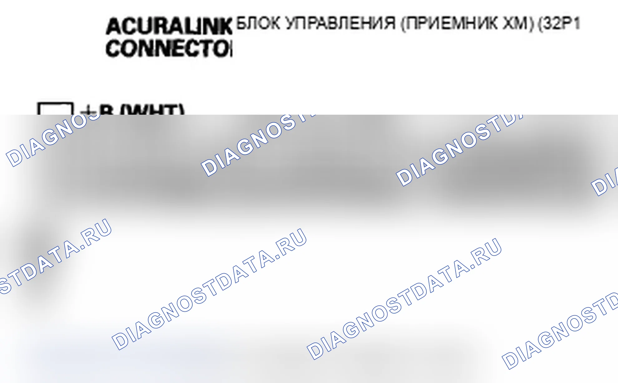 Рис. 414: Память радиоприемника XM потеряна (модели США с навигацией). Acura TL IV рестайлинг