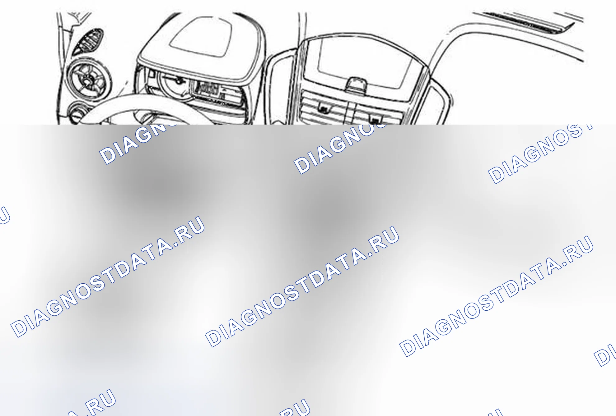 Рис. 6: Замена контакта рога рулевого колеса (Trax). Buick Encore I