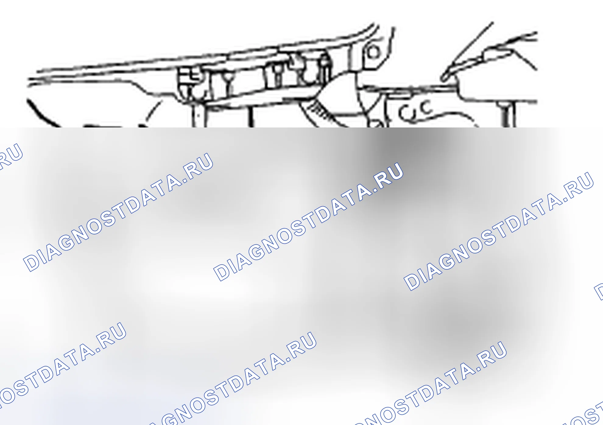 Рис. 57: Расположение болтов резонаторной камеры. Honda Vigor I