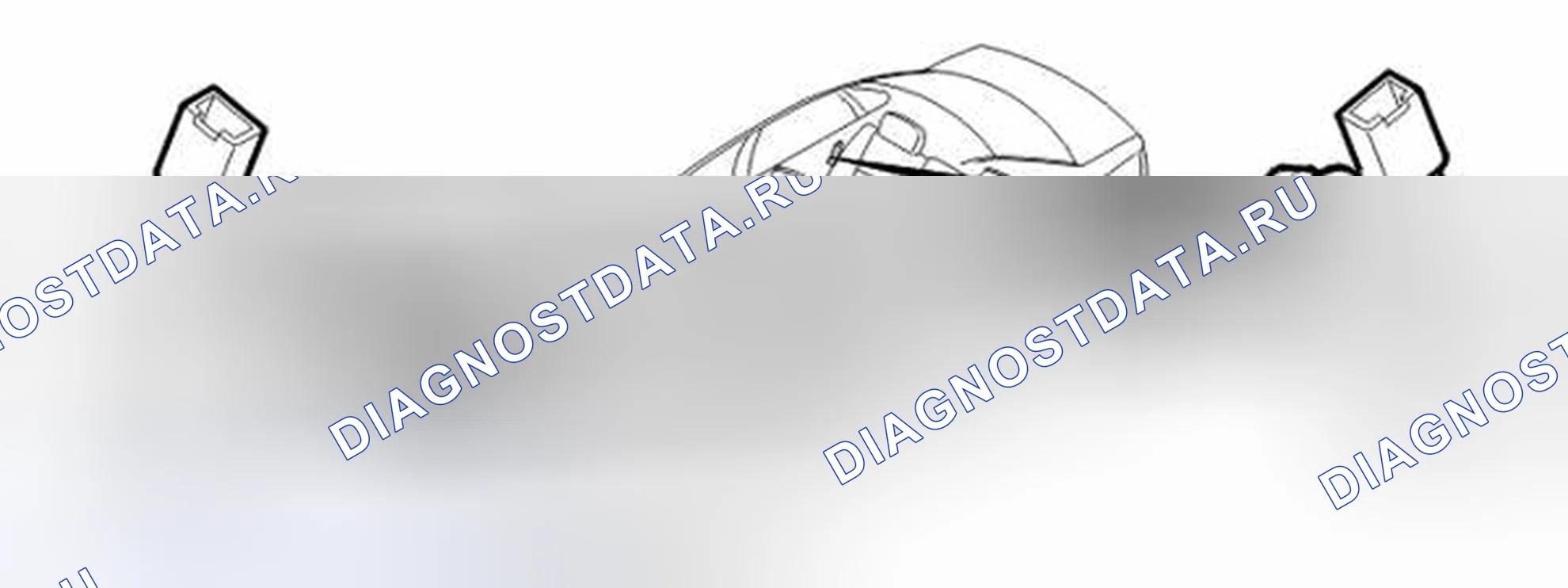Рис. 93: Датчик бокового удара. Volvo S40 I рестайлинг