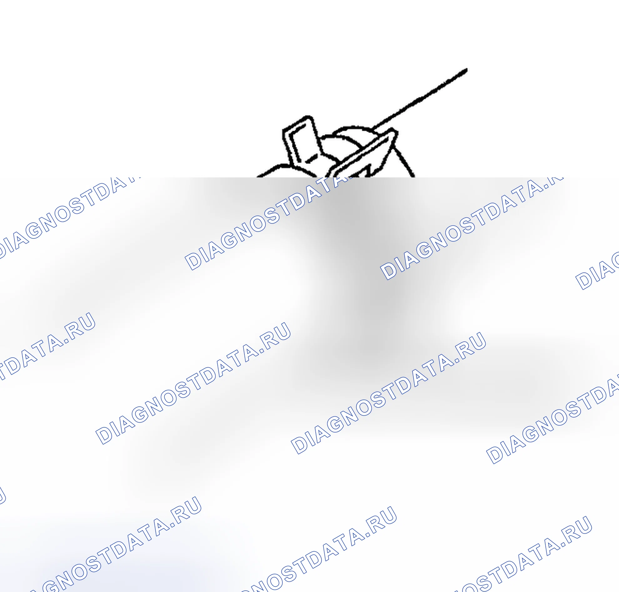 Рис. 122: < < B > > ОТСОЕДИНЕНИЕ ВЕРХНЕГО ШЛАНГА РАДИАТОРА. Mazda MX-30 I