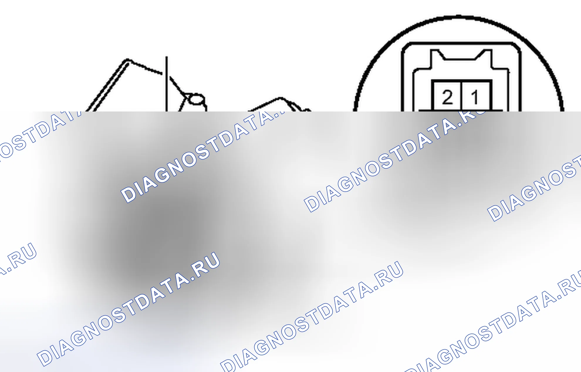 Рис. 6: ПРОВЕРКА обогрева стёкол. Toyota RAV4 III рестайлинг