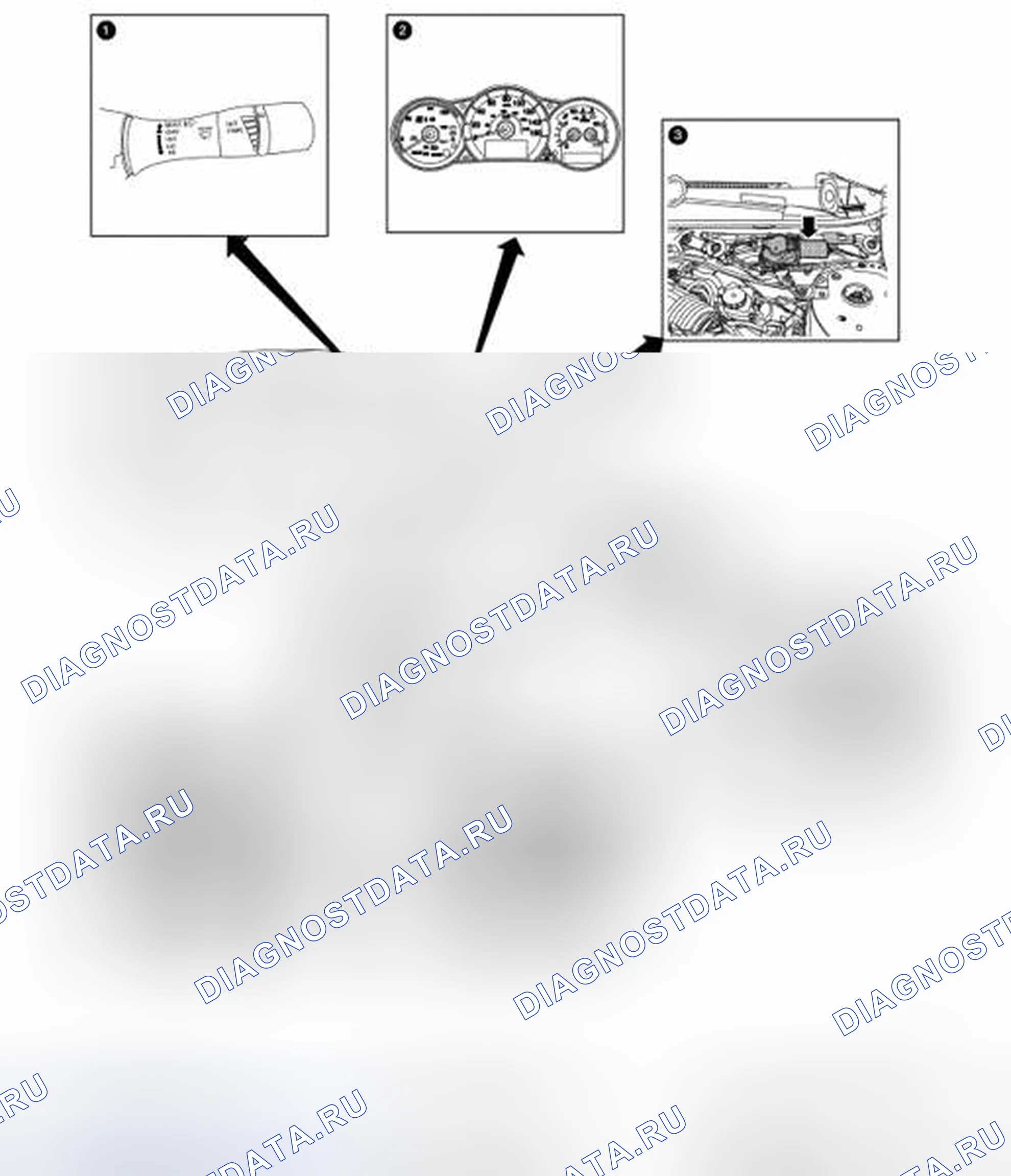 Рис. 24: Расположение компонентов. Nissan Altima L32