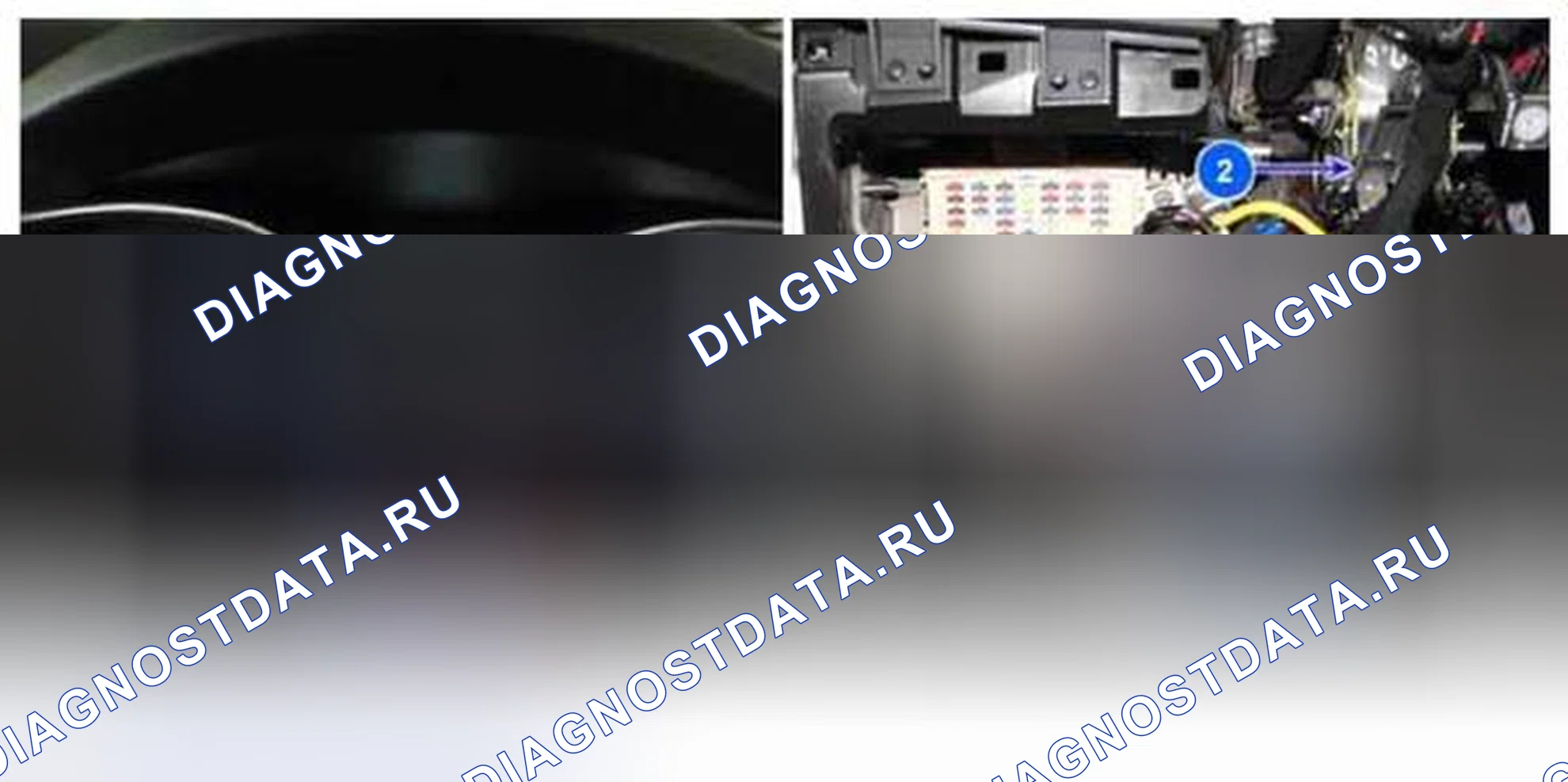 Рис. 186: Расположение компонентов. Hyundai Santa Fe III