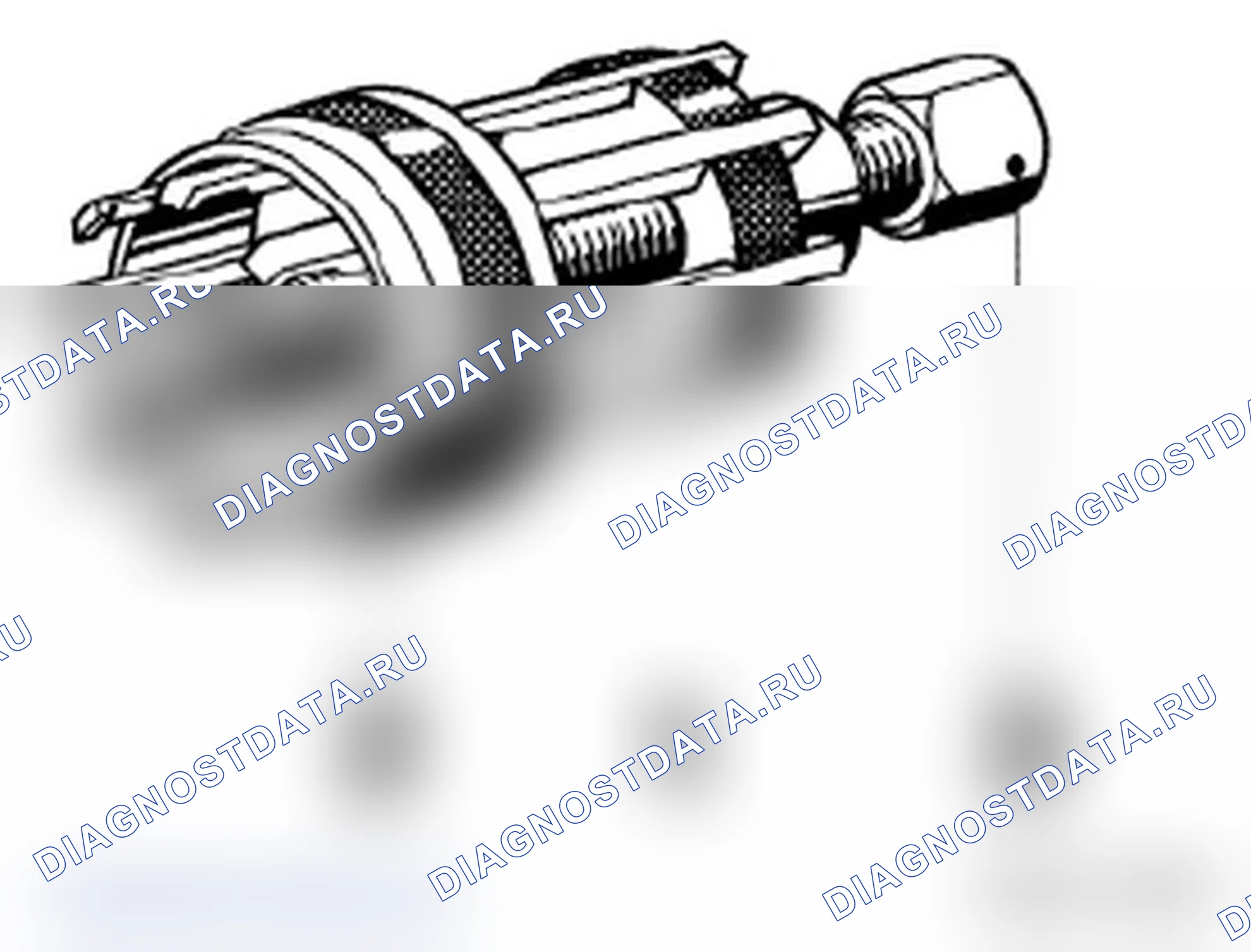 Рис. 138: 23 2 050 Съемник шарикоподшипника Rillex 6205. MINI Cooper Clubman I рестайлинг