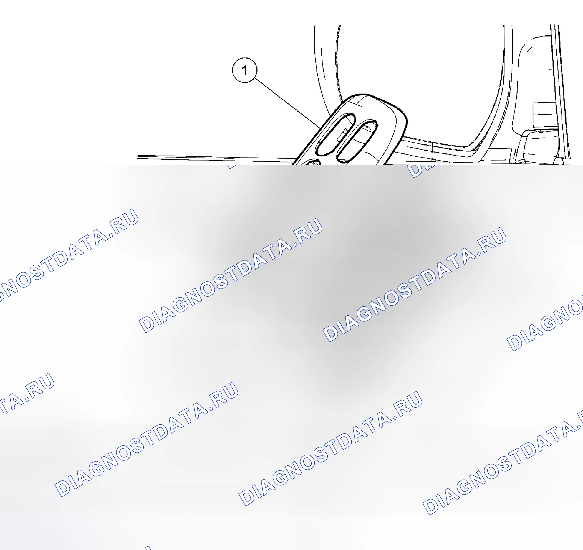 Рис. 8: Выключатель управления замком двери. Hyundai Matrix I