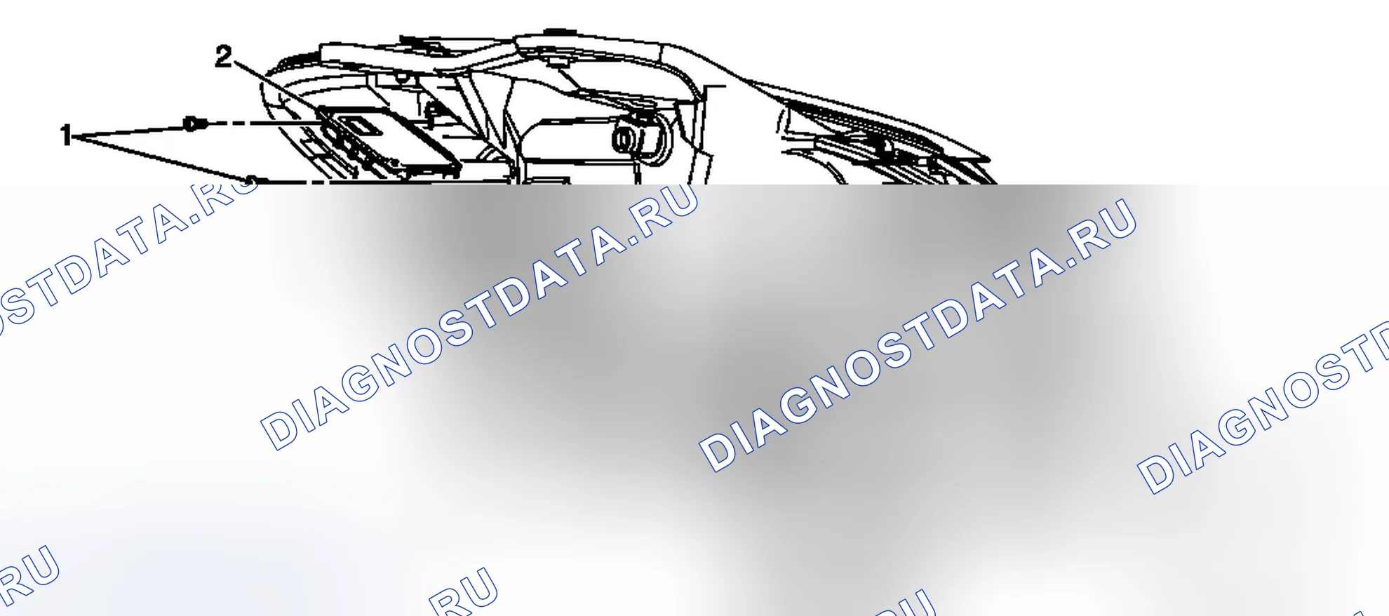 Рис. 42: Замена балласта фары (Анклав Tvc TSH). Chevrolet Traverse I