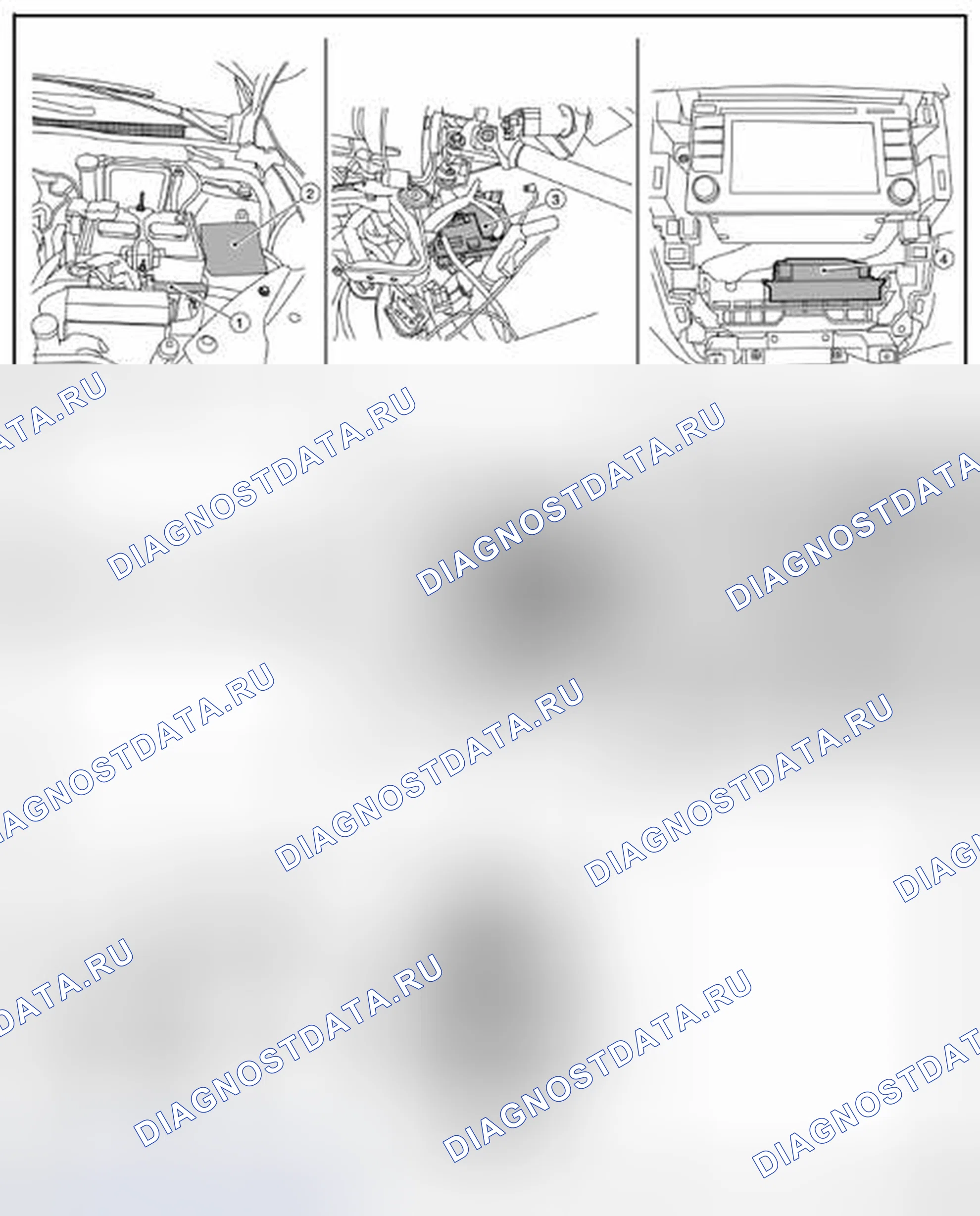 Рис. 18: Расположение компонентов. Nissan Sentra B17 рестайлинг