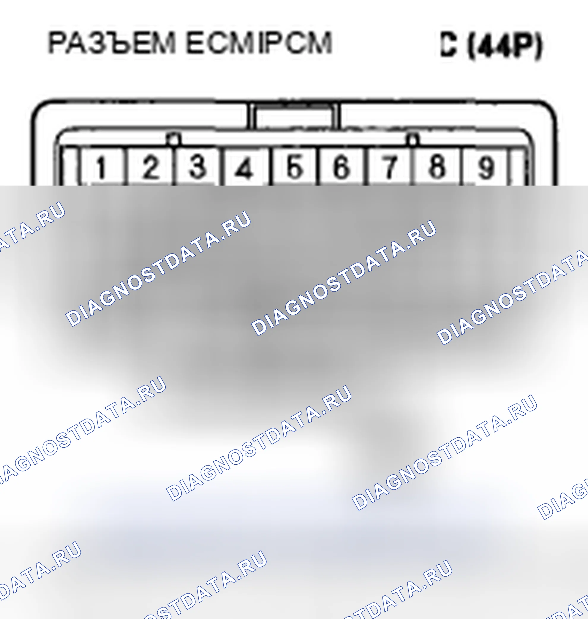 Рис. 210: P0325 расшифровка кода ошибки: неисправность цепи датчика детонации. Acura CSX I