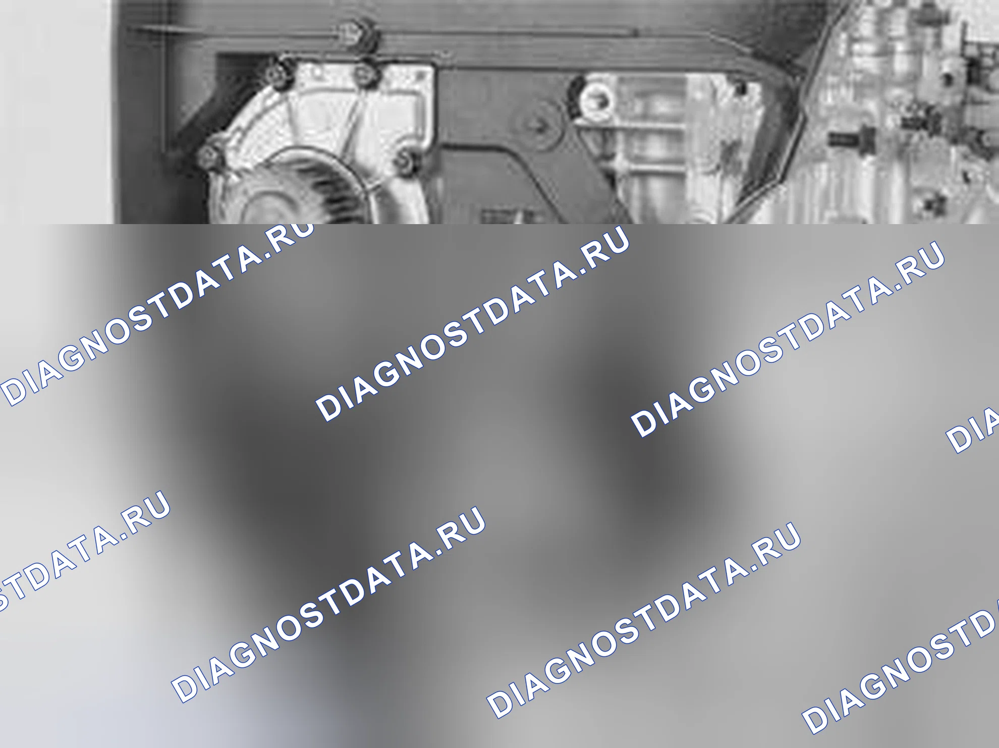 Рис. 378: Установка водяного насоса. Volvo V70 II рестайлинг