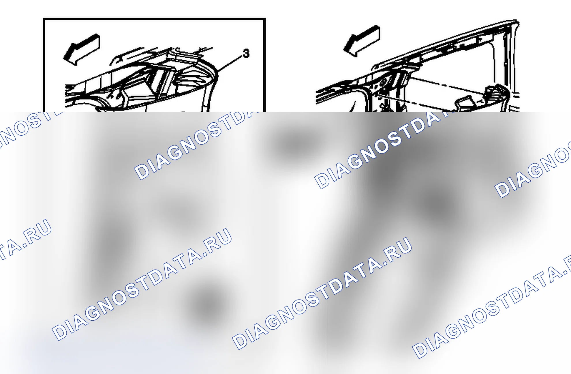 Рис. 110: Замена гарнисажа стойки замка кузова (стандартная колесная база). Chevrolet Tahoe III