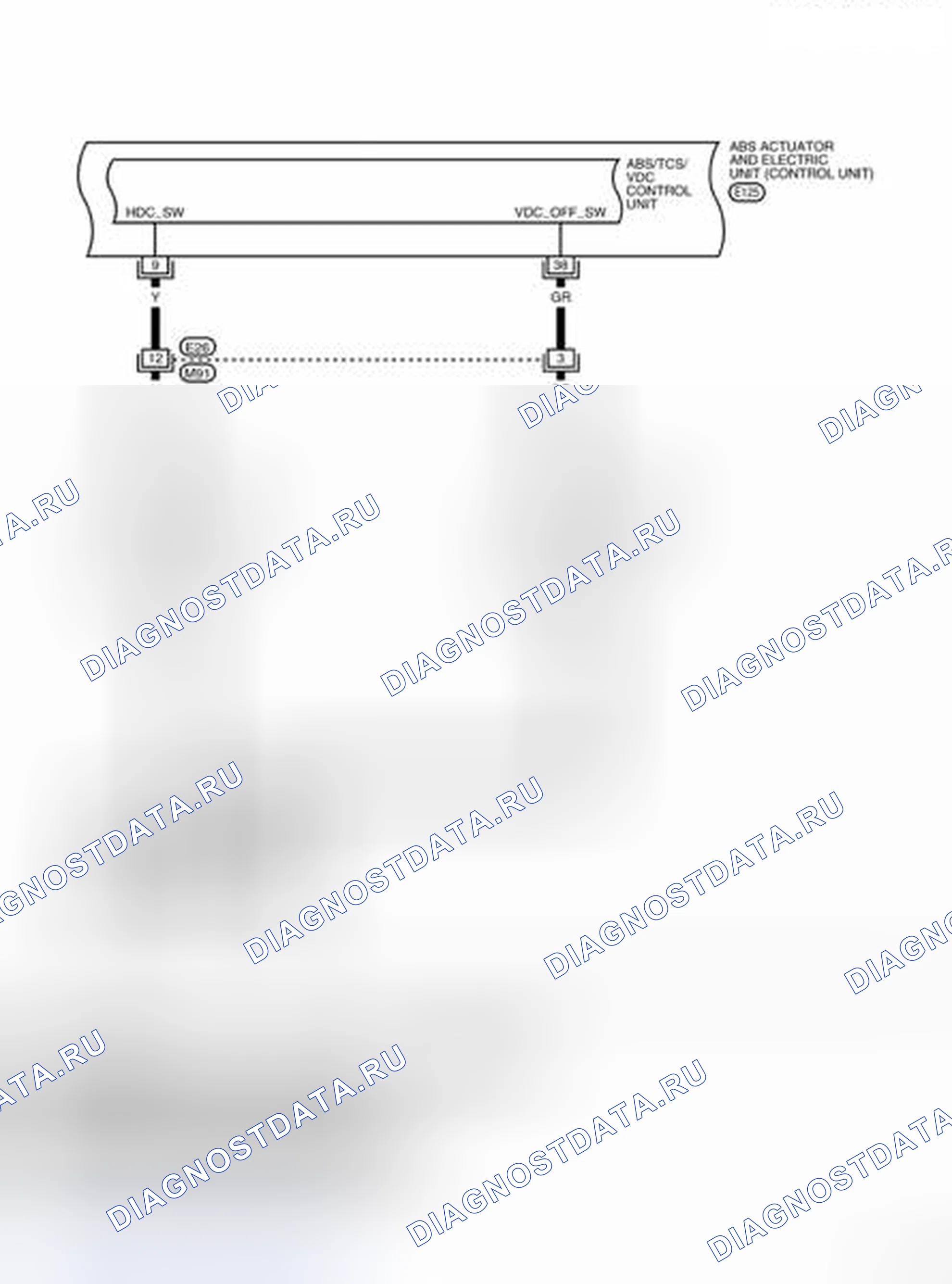 Рис. 30: электросхема - BRC-VDC-02. Nissan Frontier D40