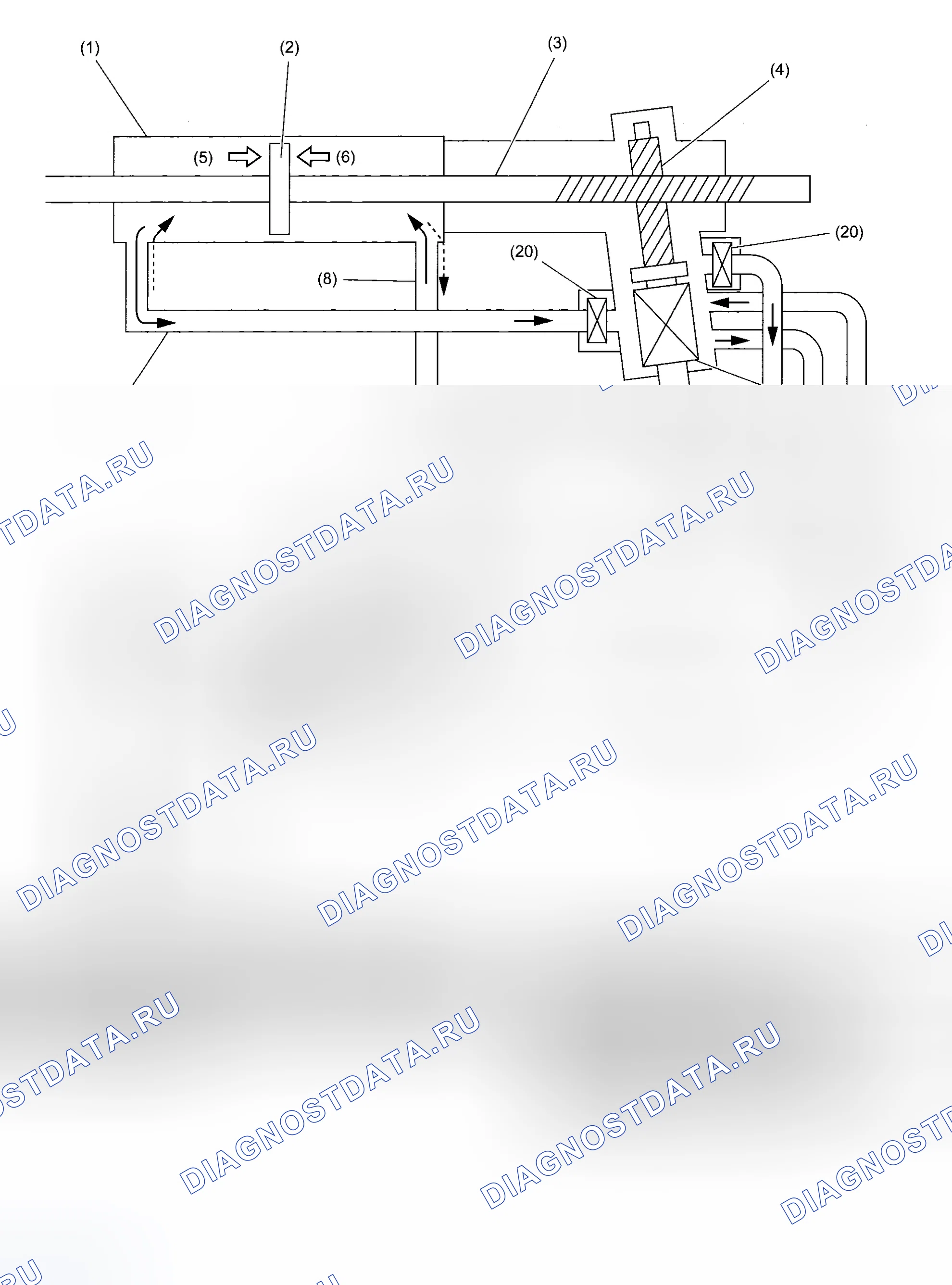 Рис. 4: ГИДРАВЛИЧЕСКАЯ СИСТЕМА. Subaru Impreza WRX STI GD рестайлинг 2