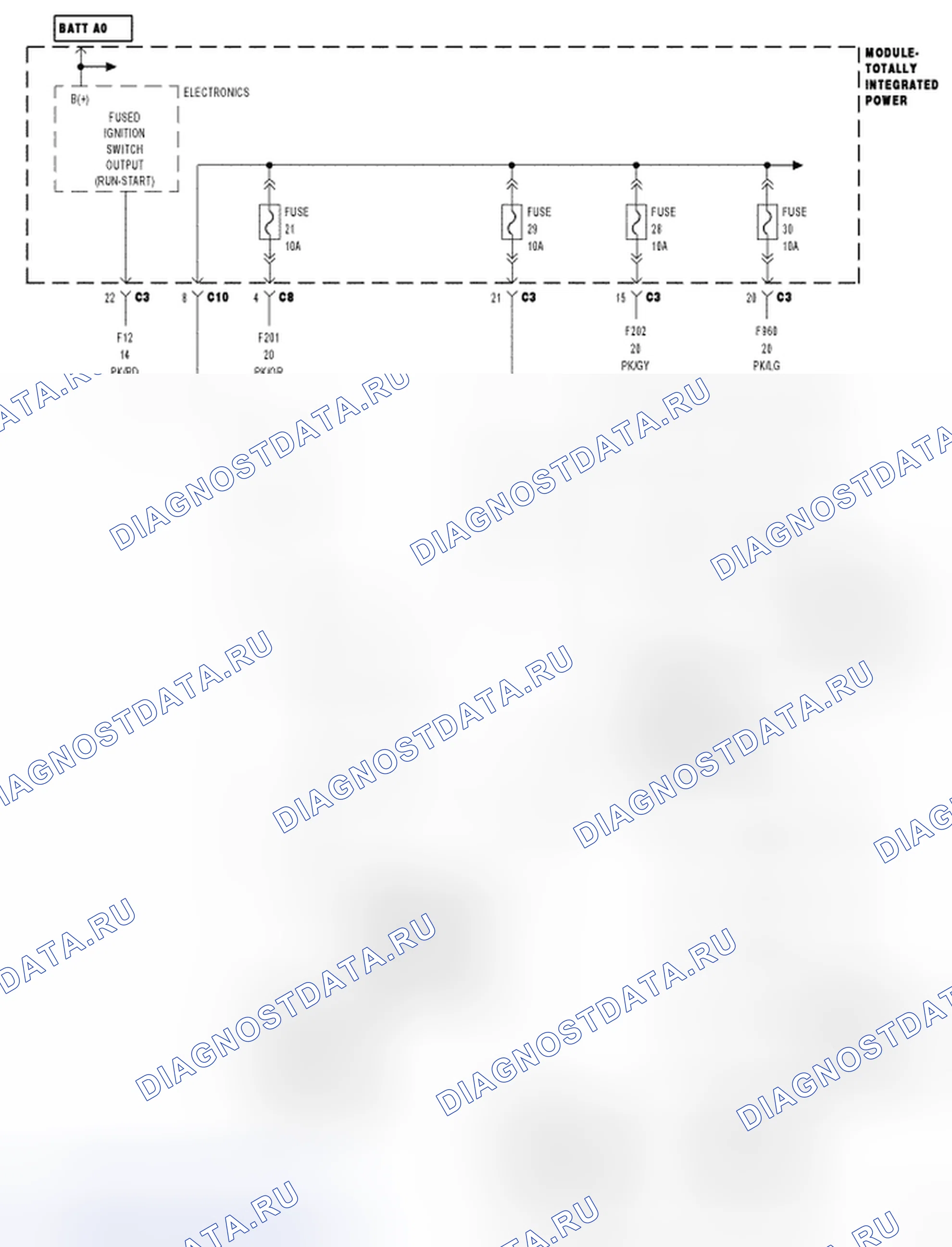 Рис. 1: Принципиальная схема. Dodge Cab & Chassis R3500 HD transition