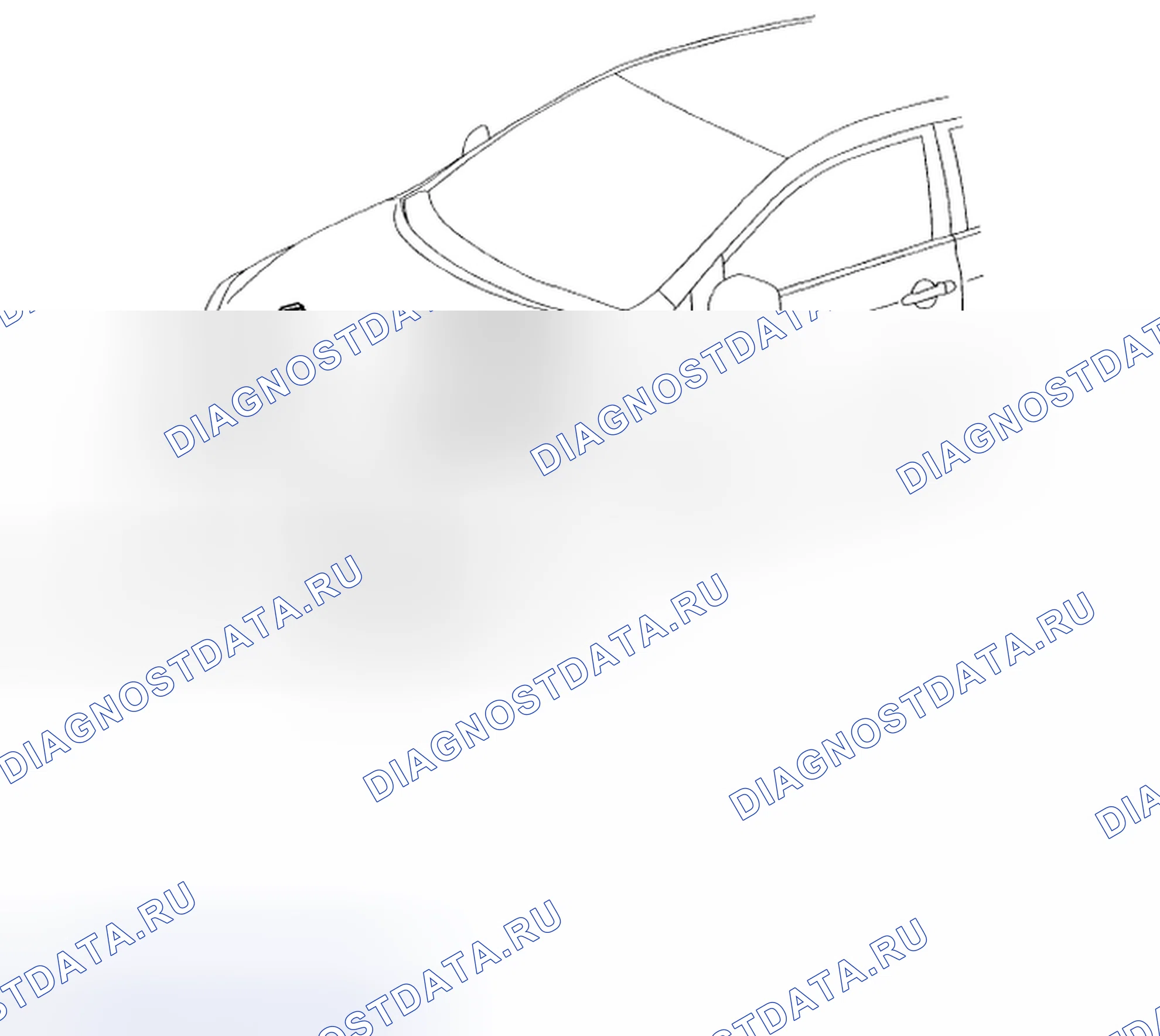Рис. 37: РАСПОЛОЖЕНИЕ ДЕТАЛЕЙ. Toyota Corolla X