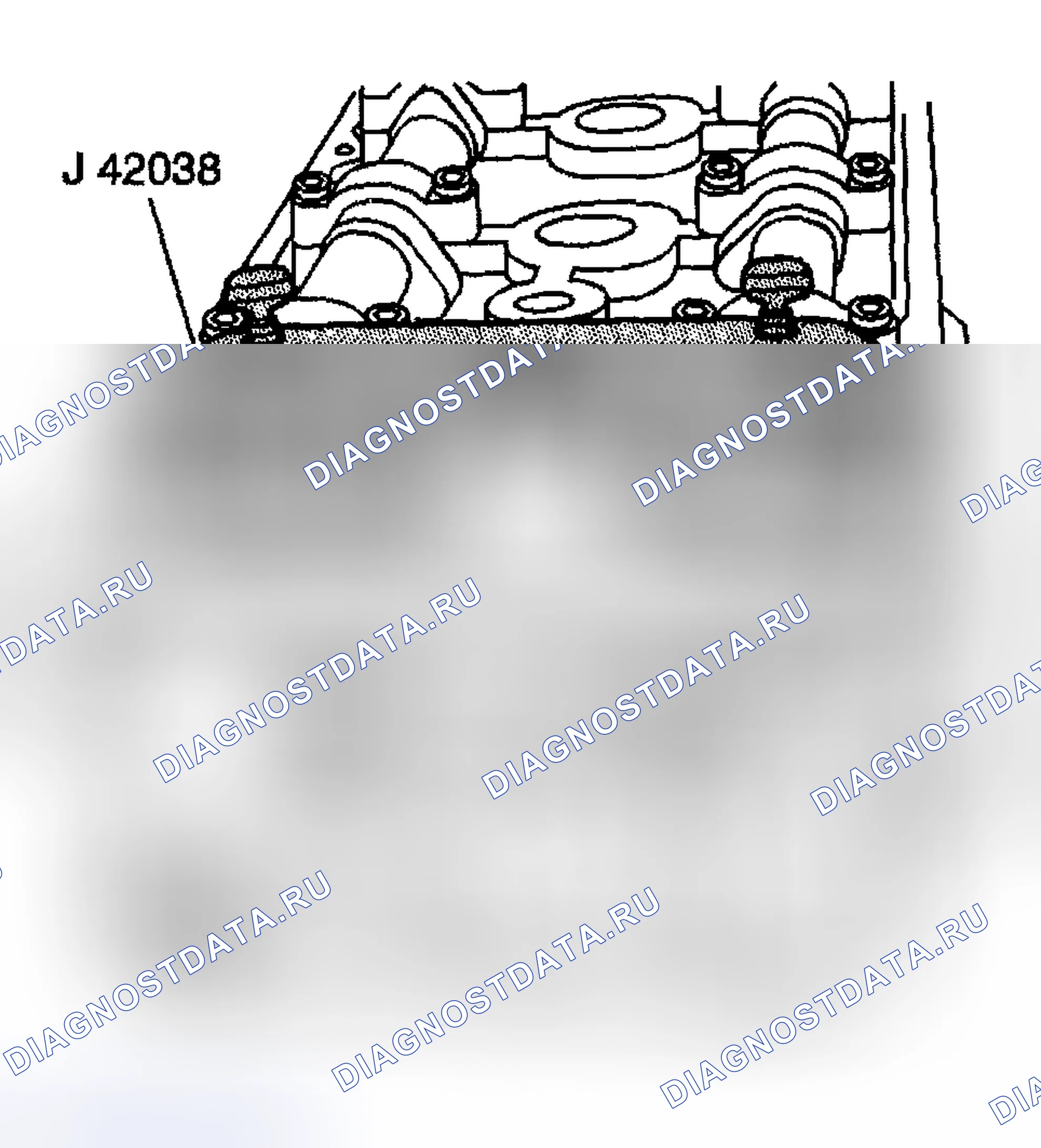 Рис. 1490: Порядок демонтажа. Hyundai Terracan I рестайлинг