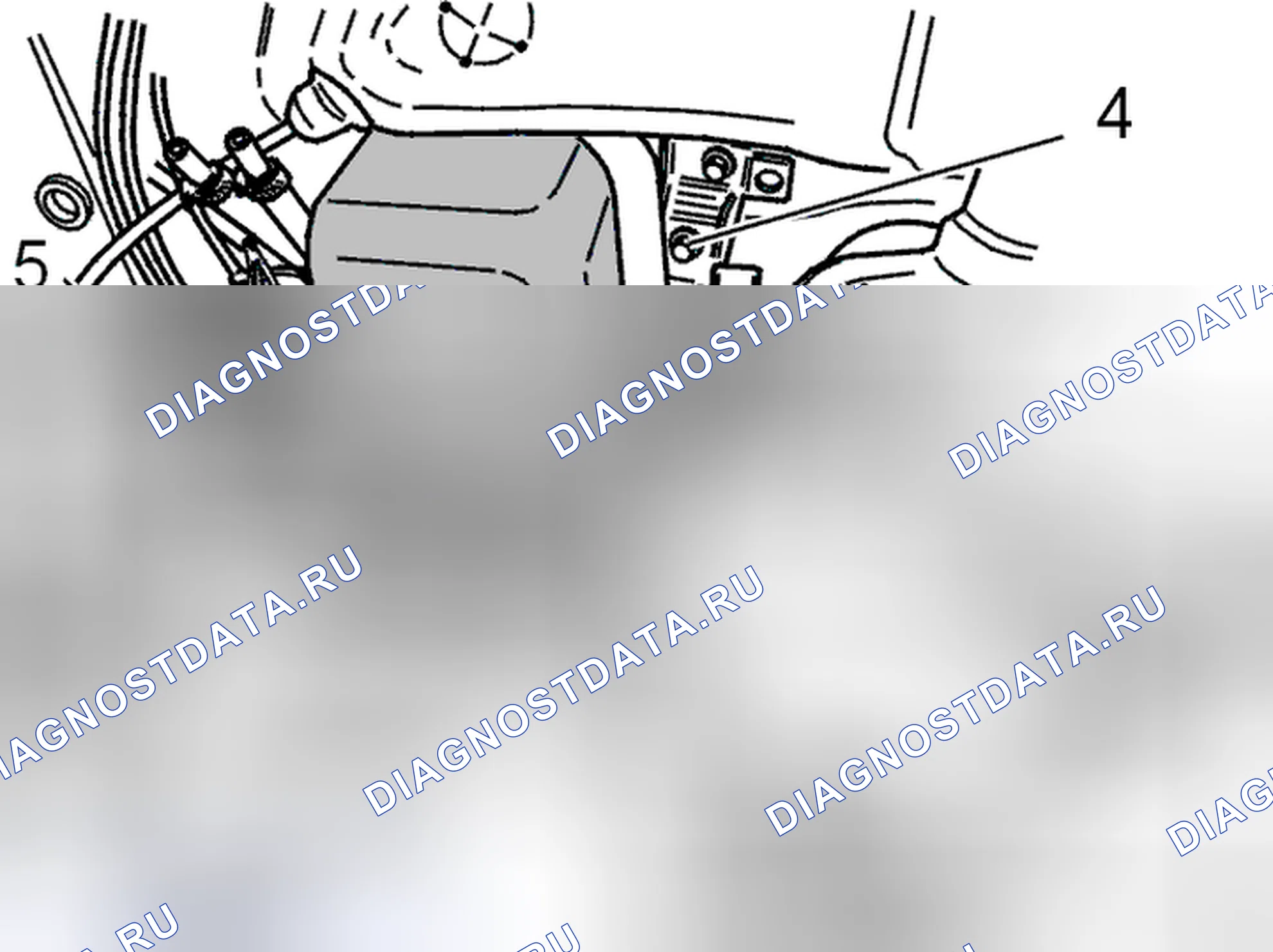 Рис. 50: Установка нагревателя. Volvo C70 I