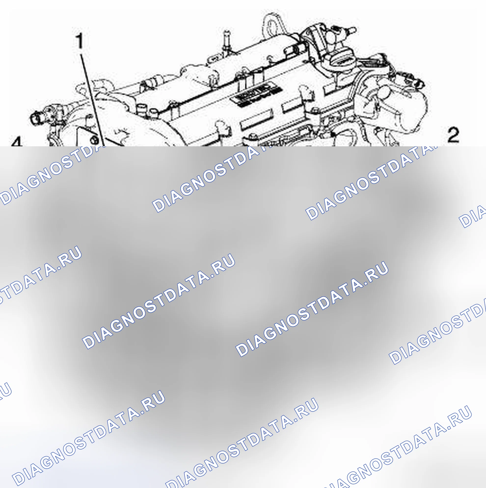 Рис. 376: Идентификация двигателя (LDK, Lhu). Kia Picanto III рестайлинг