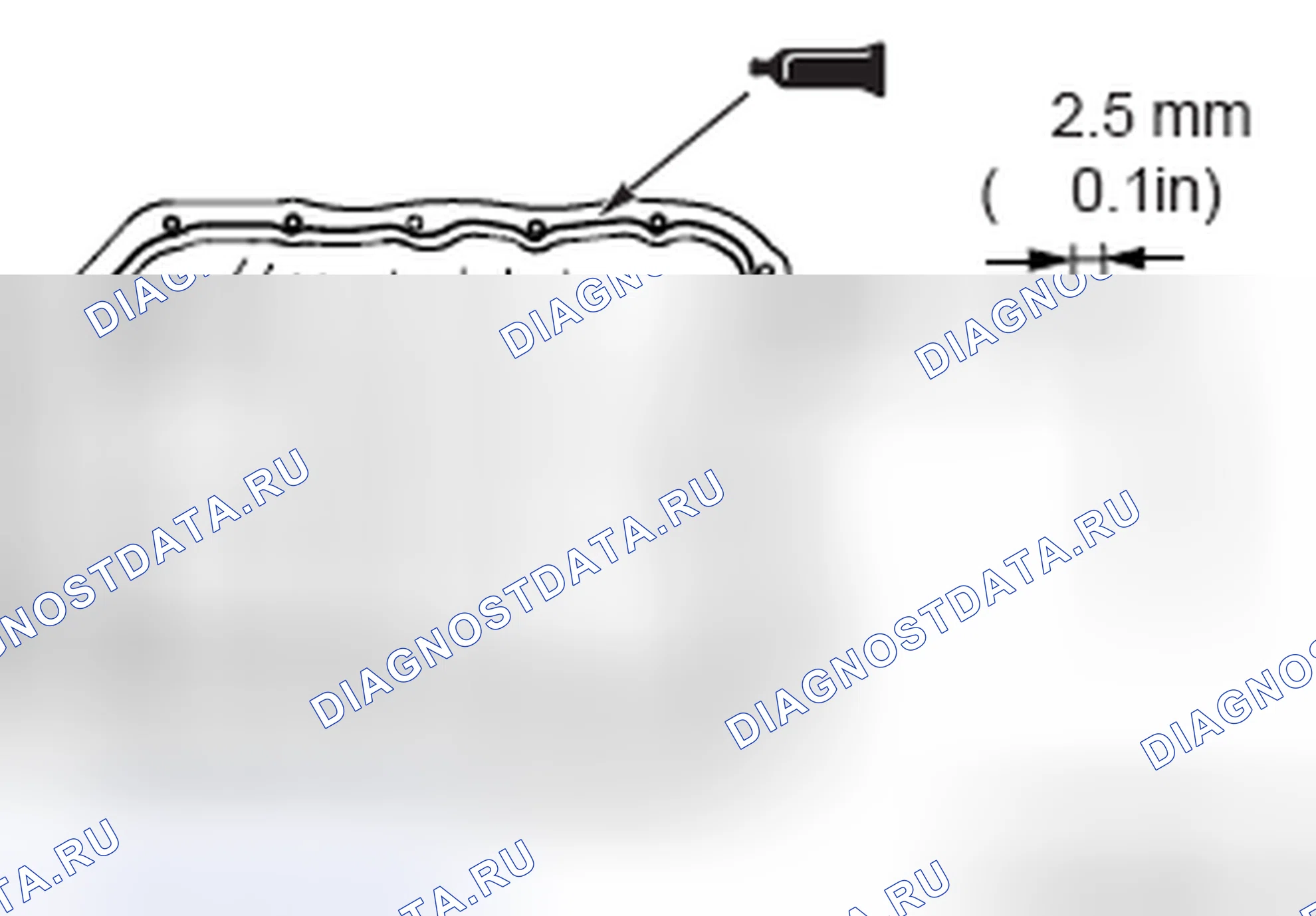 Рис. 155: >> A <<УСТАНОВКА МАСЛЯНОГО ПОДДОНА ДВИГАТЕЛЯ. Mazda MX-5 NB