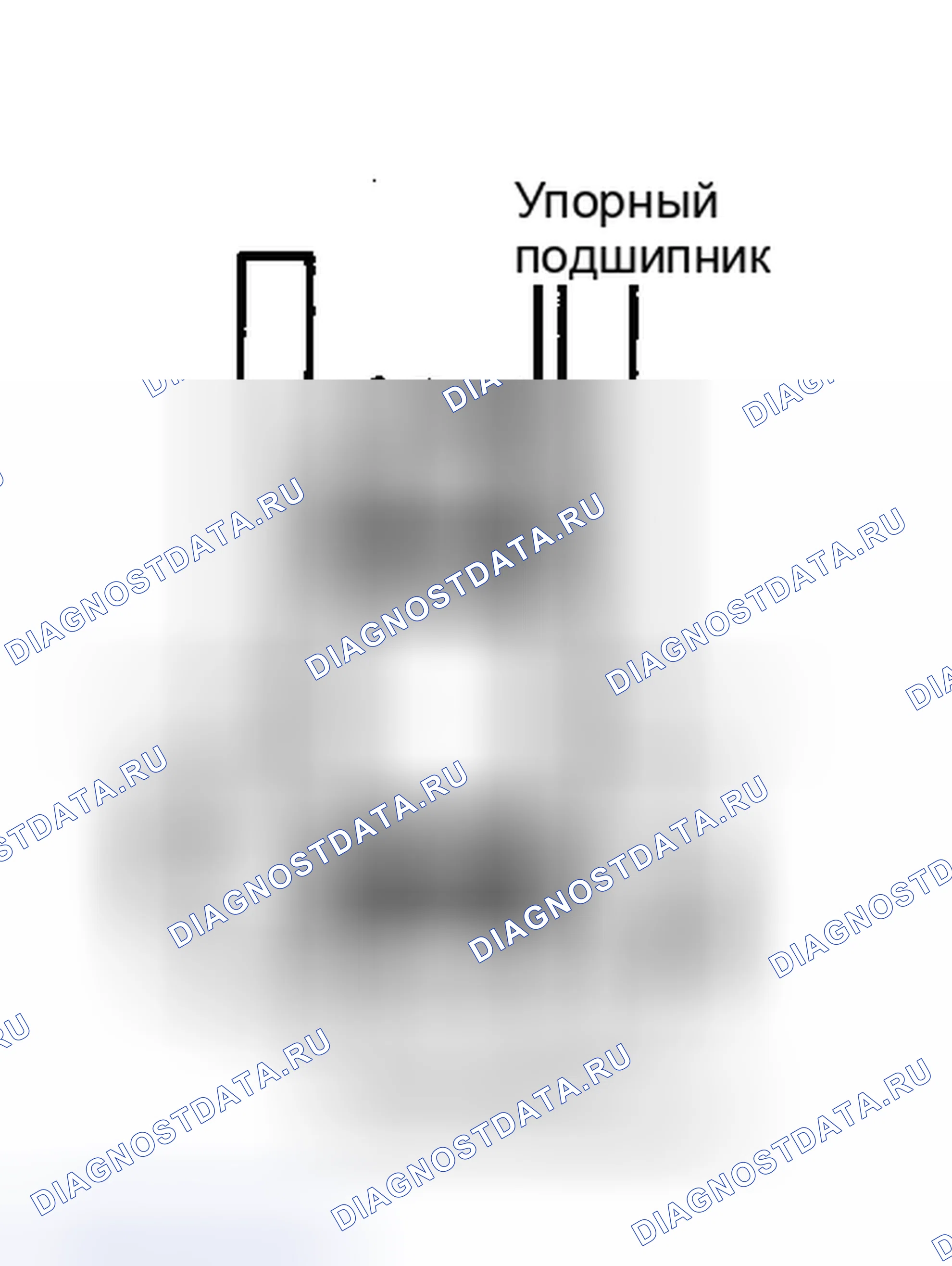 Рис. 5: Проверка люфта конца коленчатого вала. Nissan Maxima G910