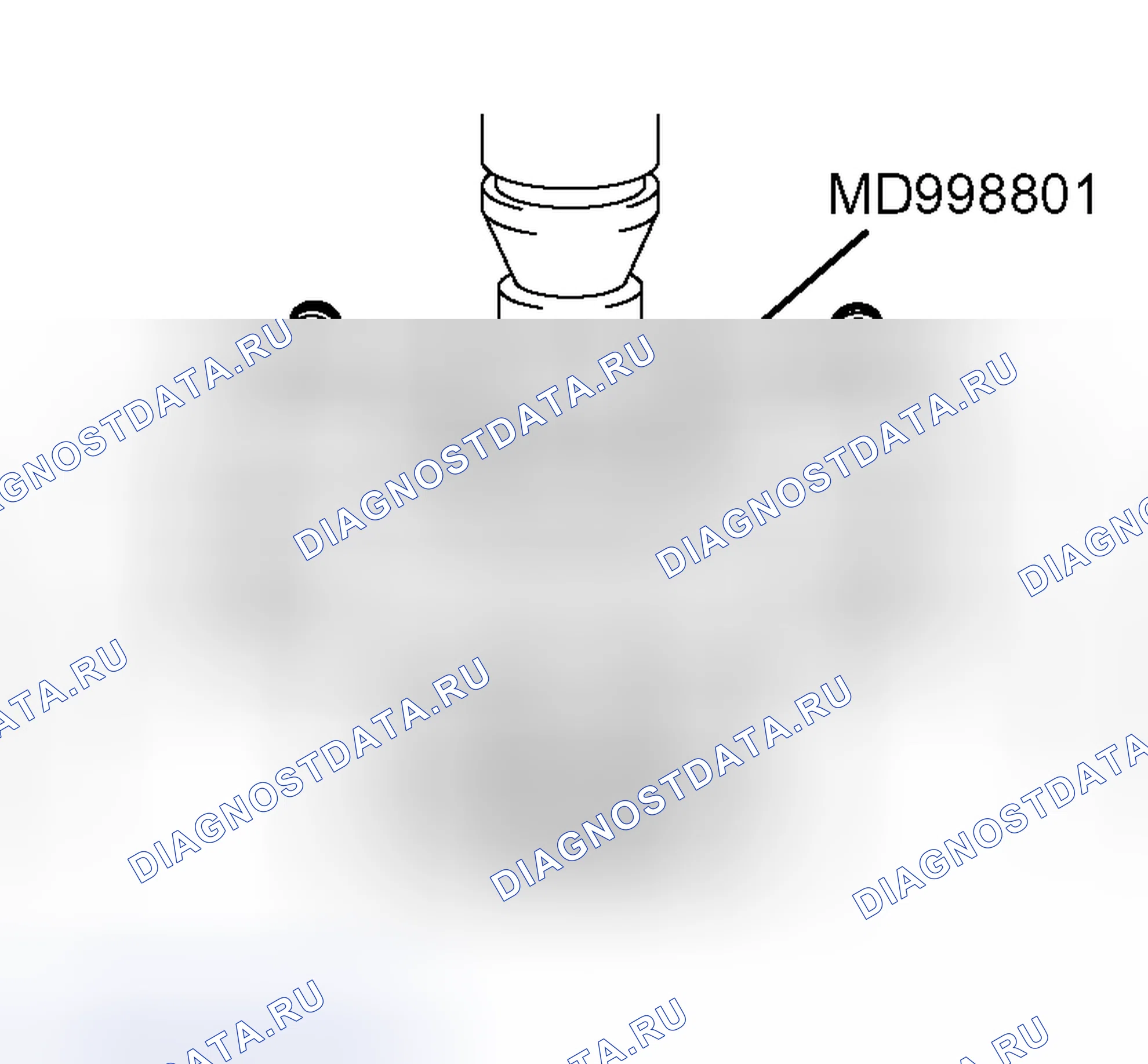 Рис. 117: < < A > > ДЕМОНТАЖ КОНИЧЕСКОГО РОЛИКОПОДШИПНИКА. Mitsubishi Outlander I