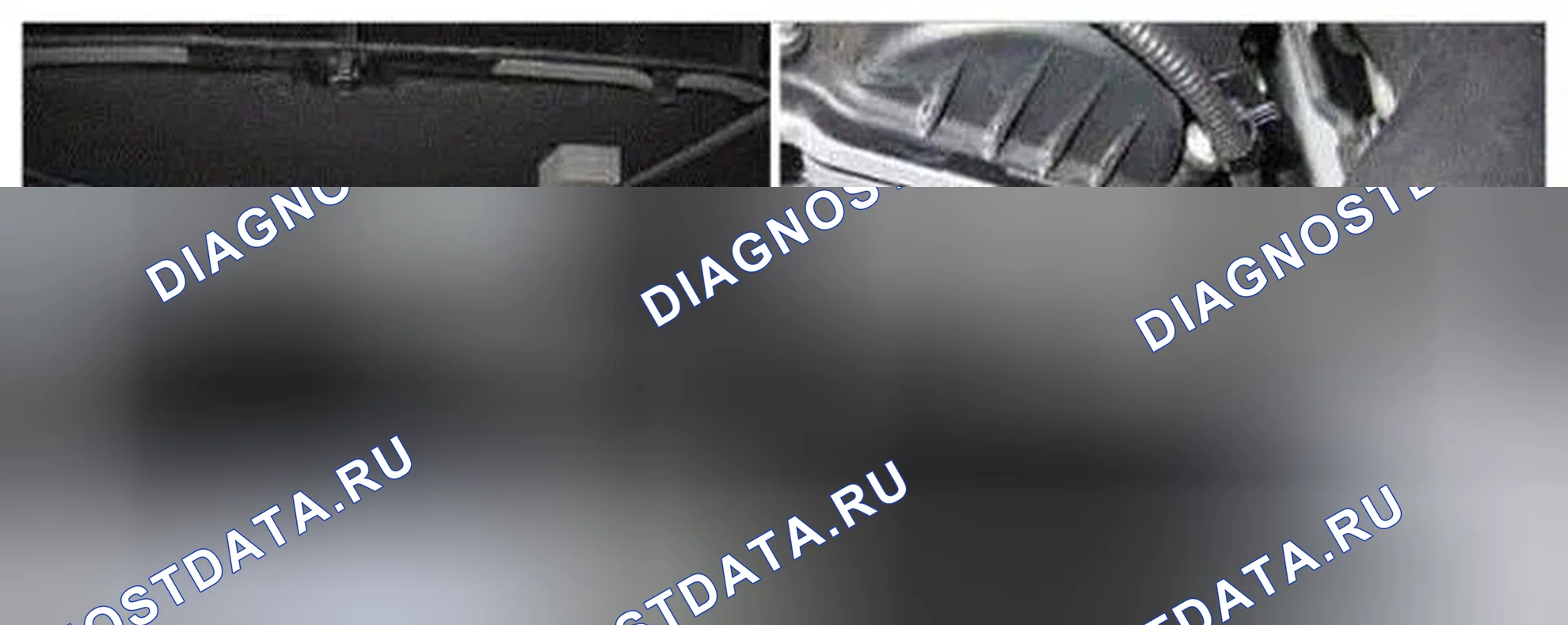 Рис. 5: Расположение компонентов. Hyundai Genesis I рестайлинг