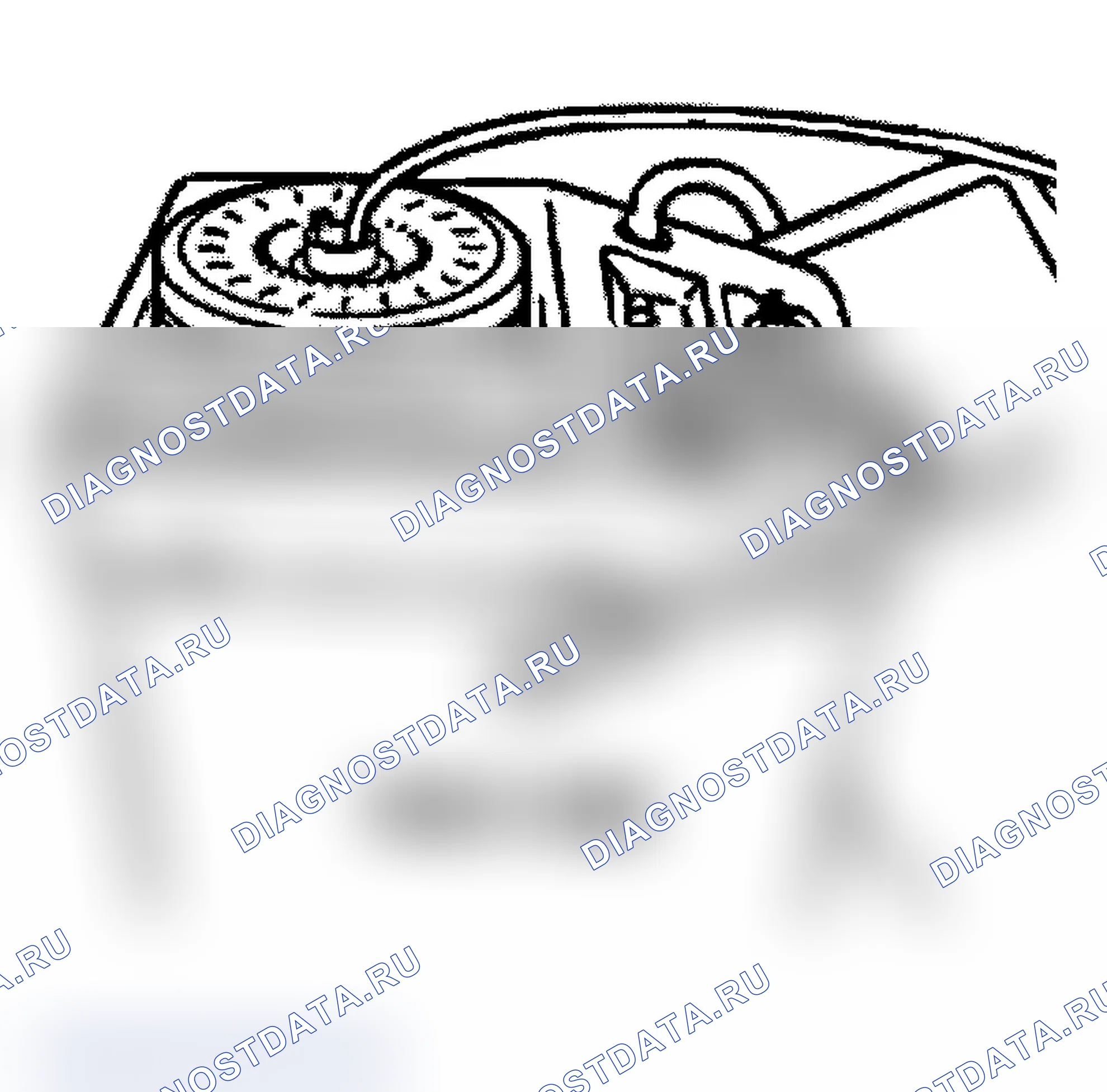 Рис. 301: Слив из гидротрансформатора. Audi A6 C5