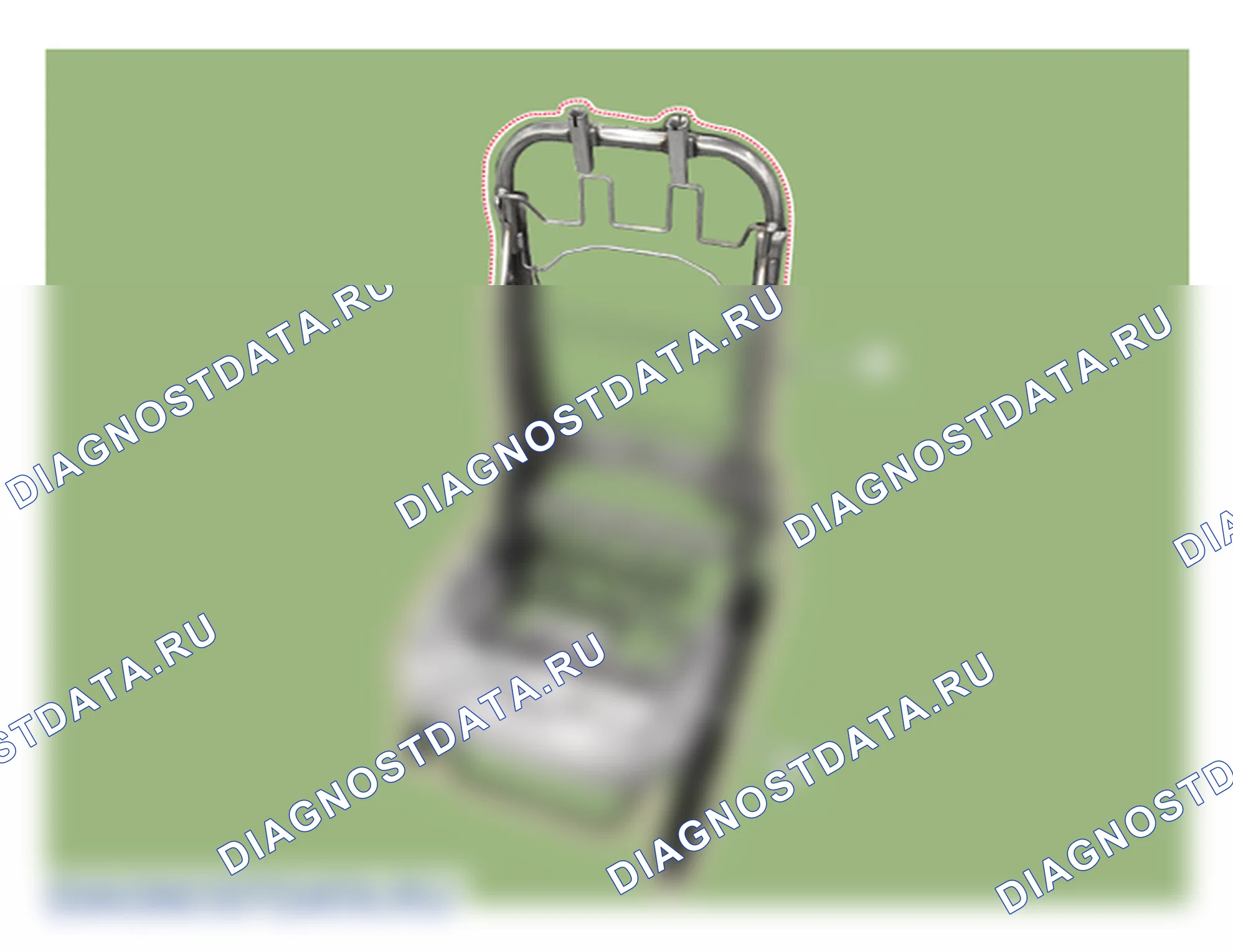 Расположение деталей рамы переднего сиденья в сборе. Hyundai i20 GB