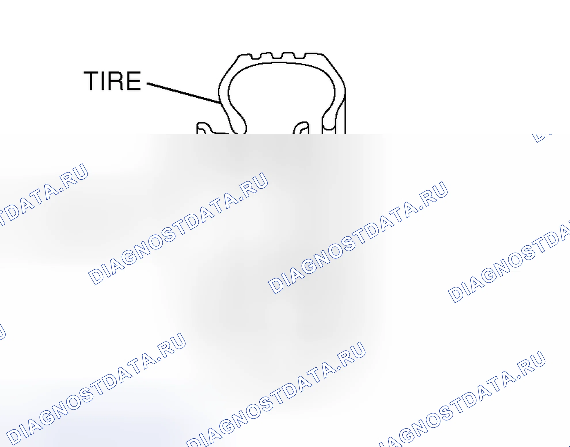 Рис. 51: > > A < < МОНТАЖ ДАТЧИКА GROMMET / TPMS / ГАЙКИ КЛАПАНА. Mitsubishi Endeavor I