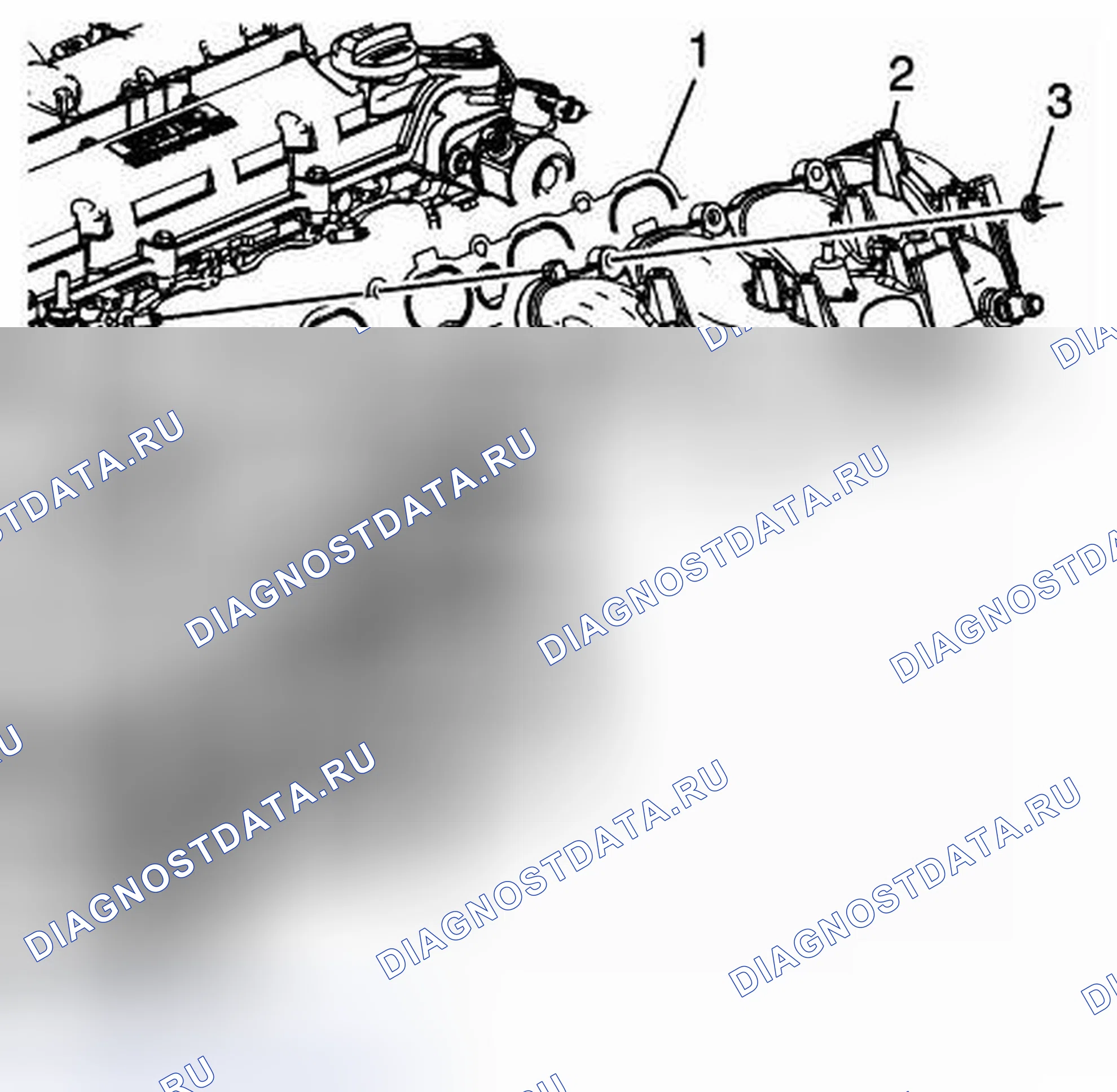 Рис. 289: Монтаж впускного коллектора (LDK, Lhu). Kia Picanto III рестайлинг