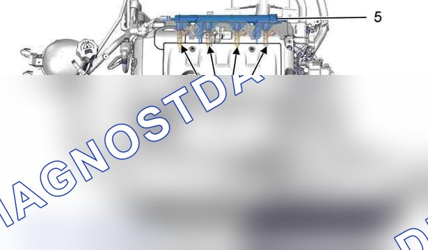 Размещение: элементы системы подачи топлива — b1hb08rd. Peugeot 2008 I